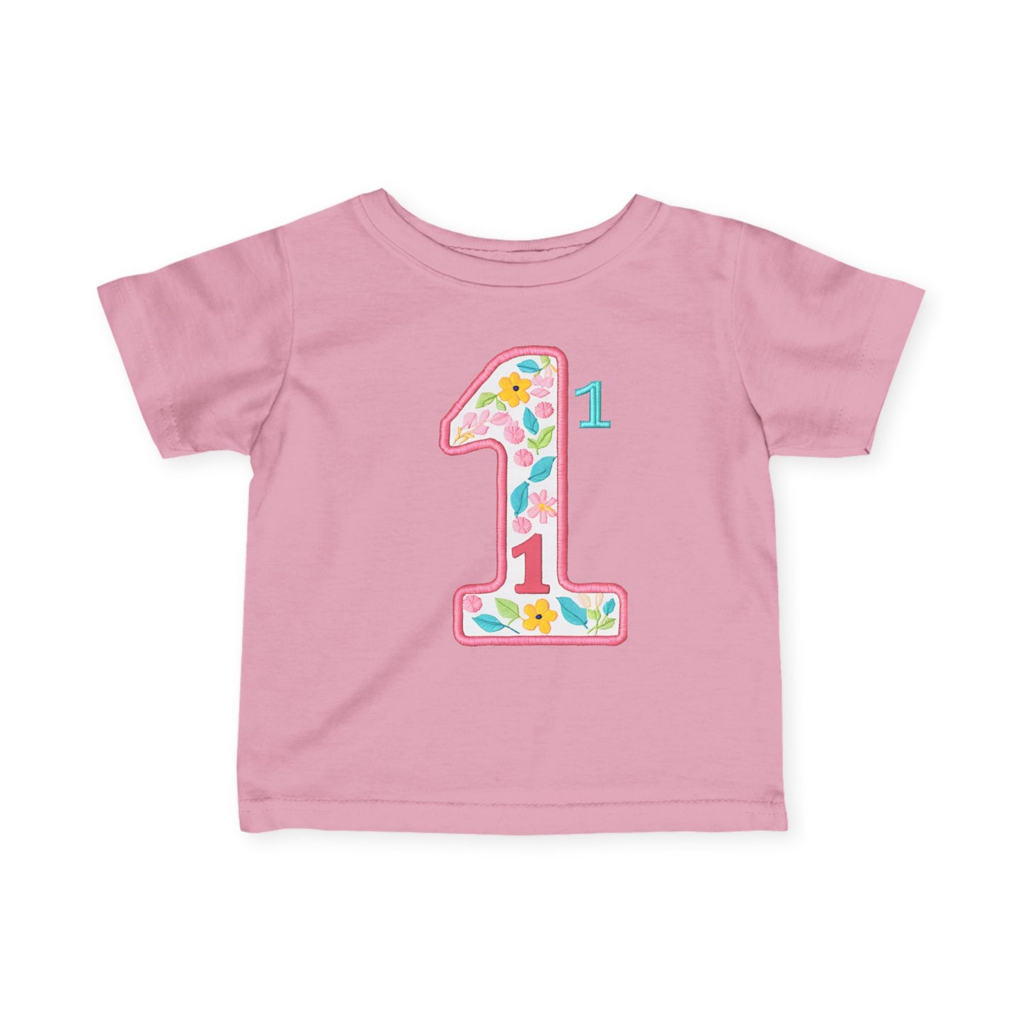 First Birthday Floral Tee