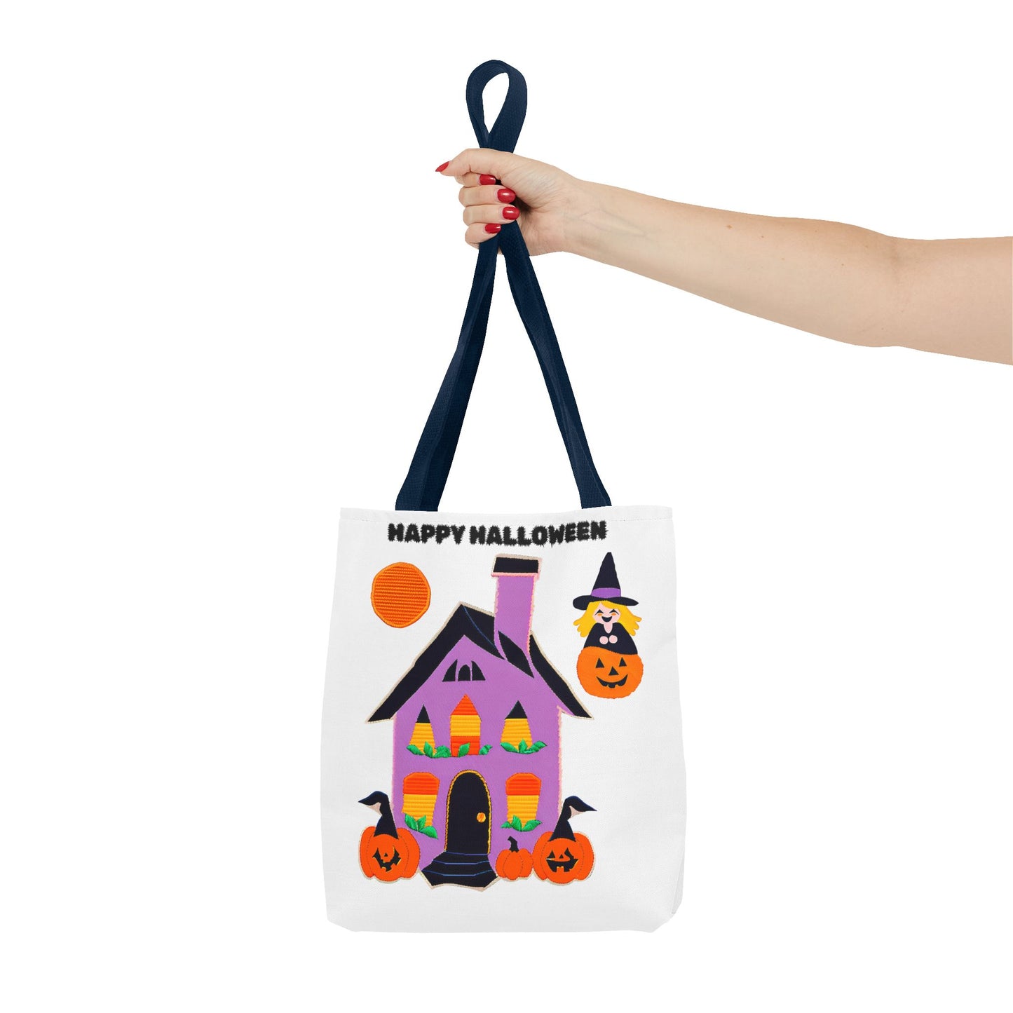 Halloween Haunted House Tote Bag