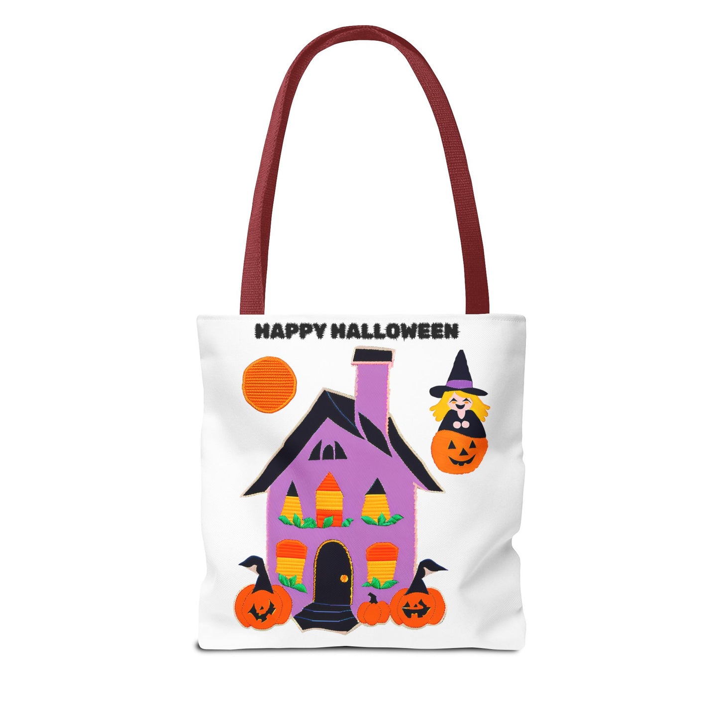 Halloween Haunted House Tote Bag