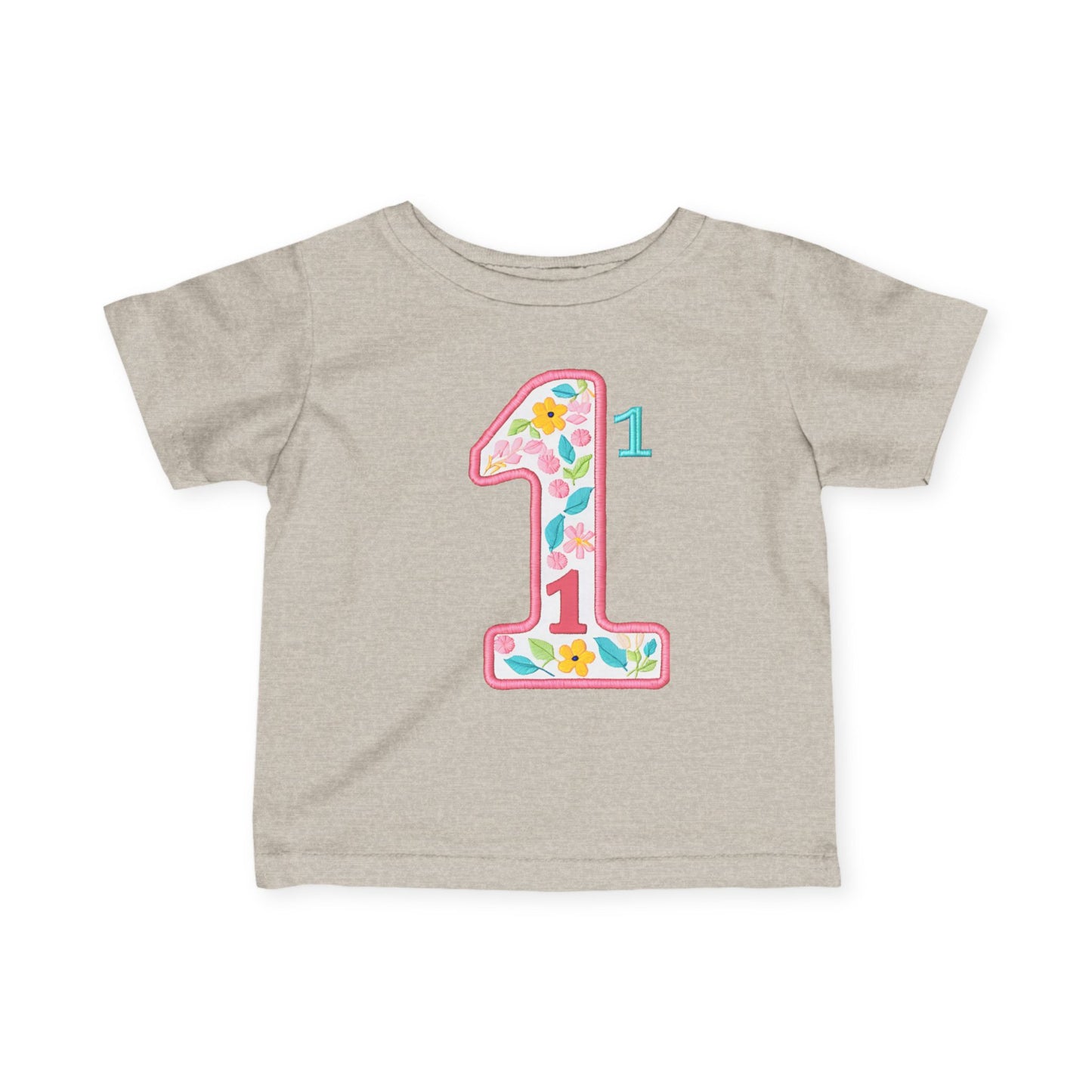 First Birthday Floral Tee