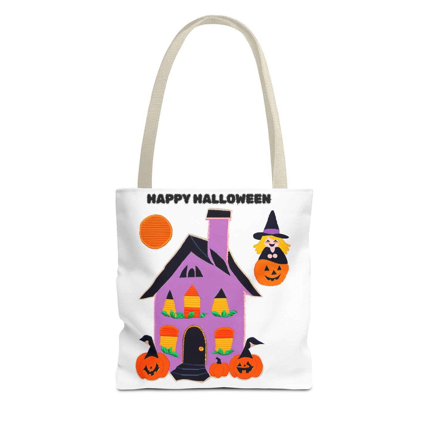 Halloween Haunted House Tote Bag