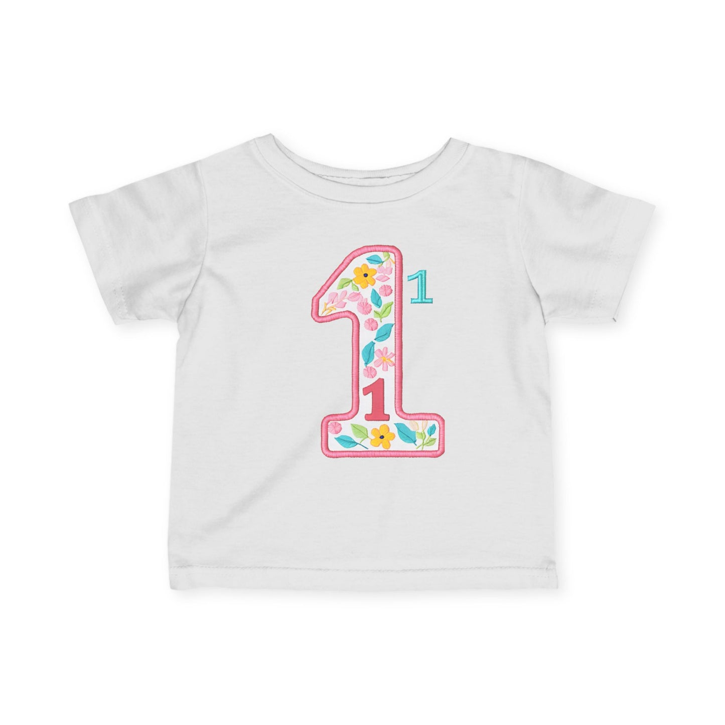 First Birthday Floral Tee