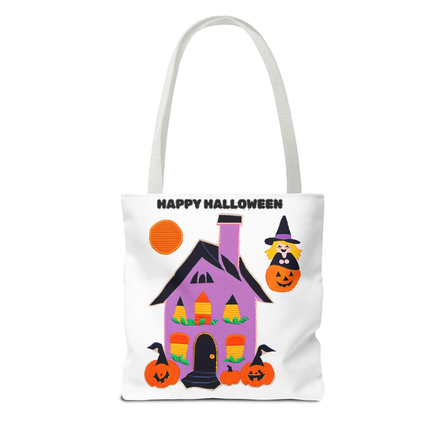 Halloween Haunted House Tote Bag