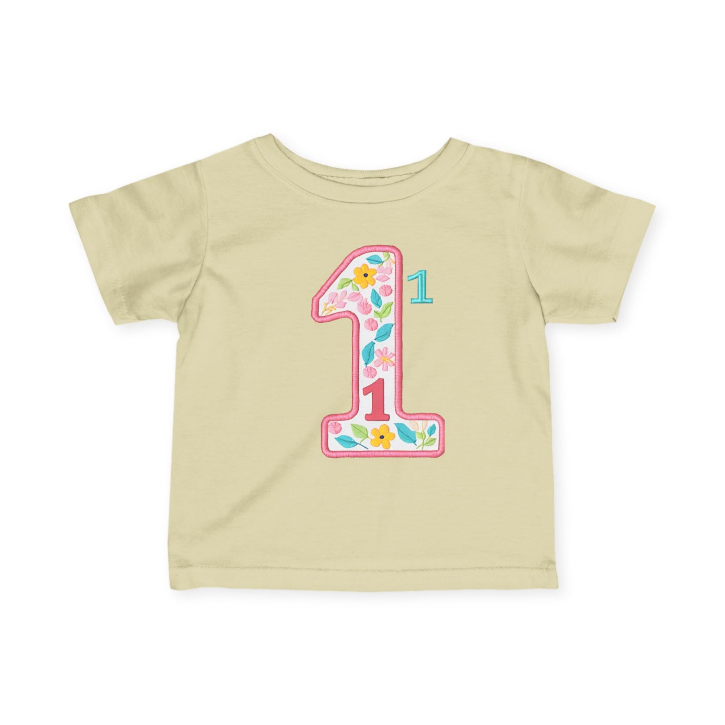 First Birthday Floral Tee