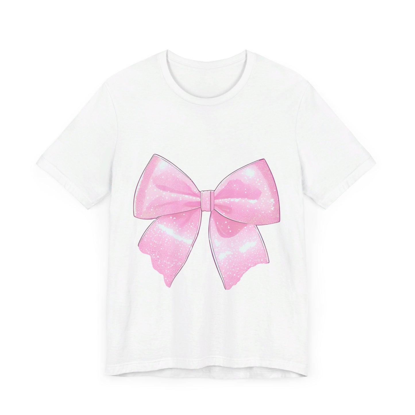 Pink Coquette Matching Bow Jersey Short Sleeve Tee