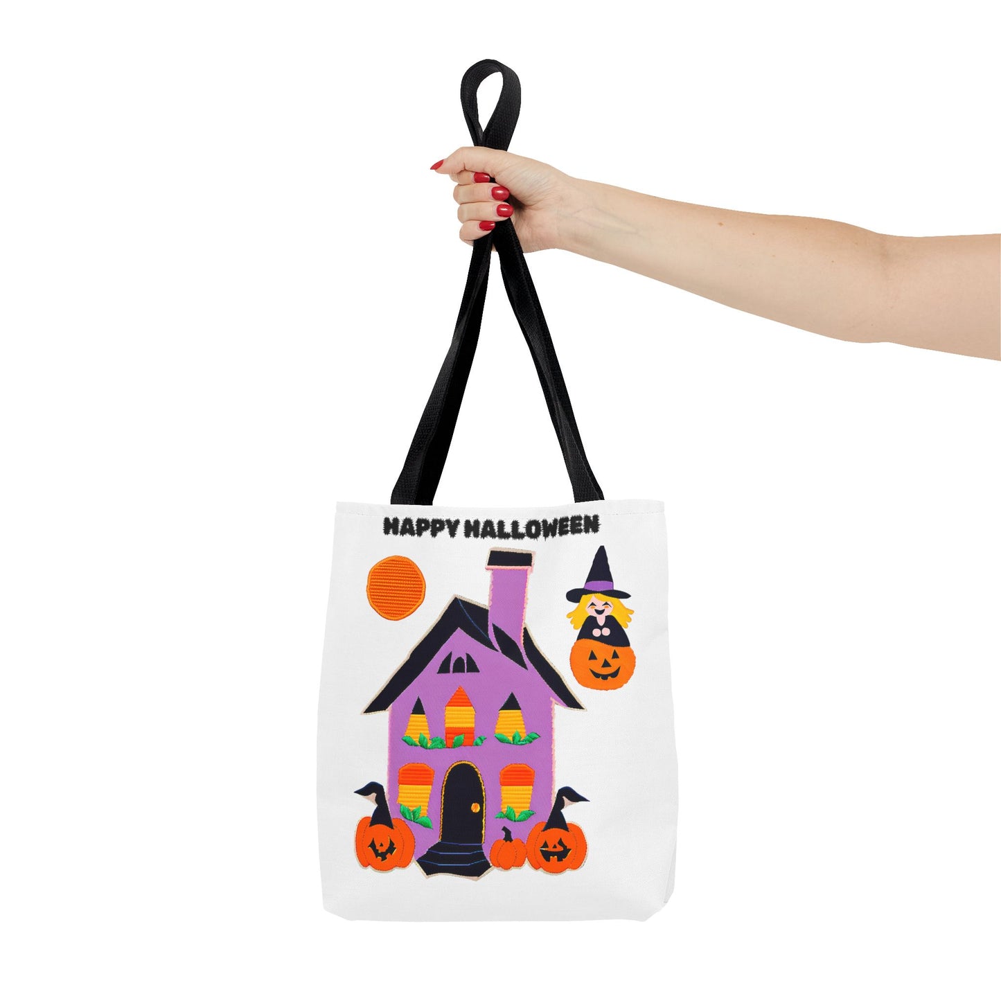 Halloween Haunted House Tote Bag