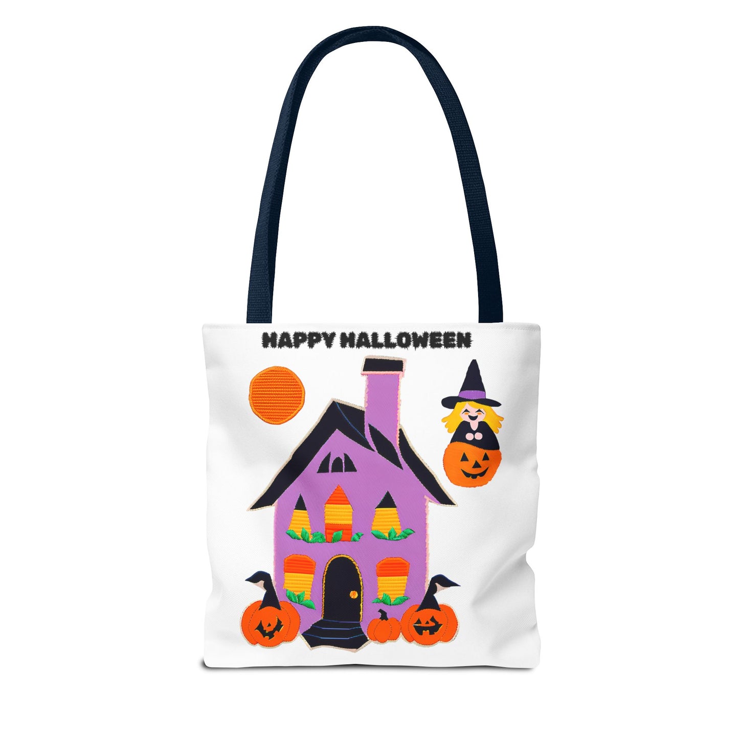 Halloween Haunted House Tote Bag