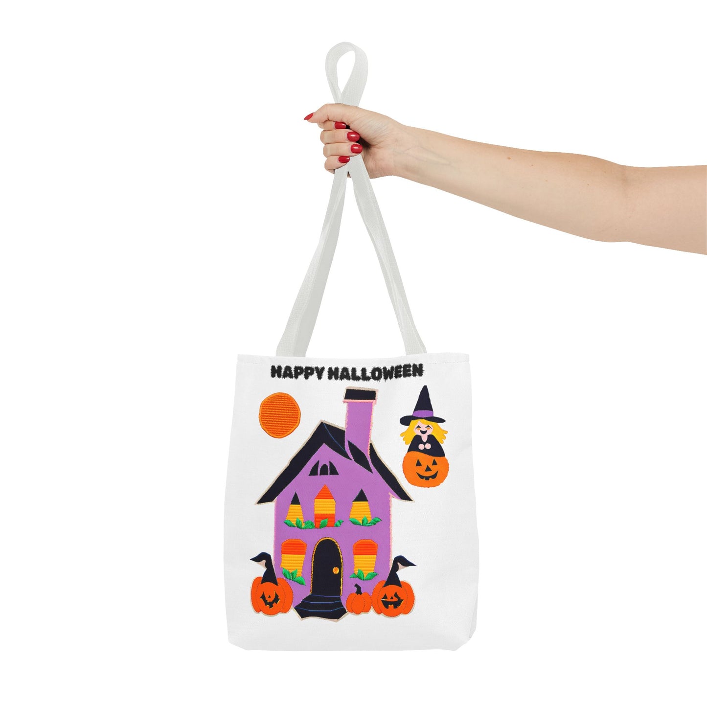 Halloween Haunted House Tote Bag