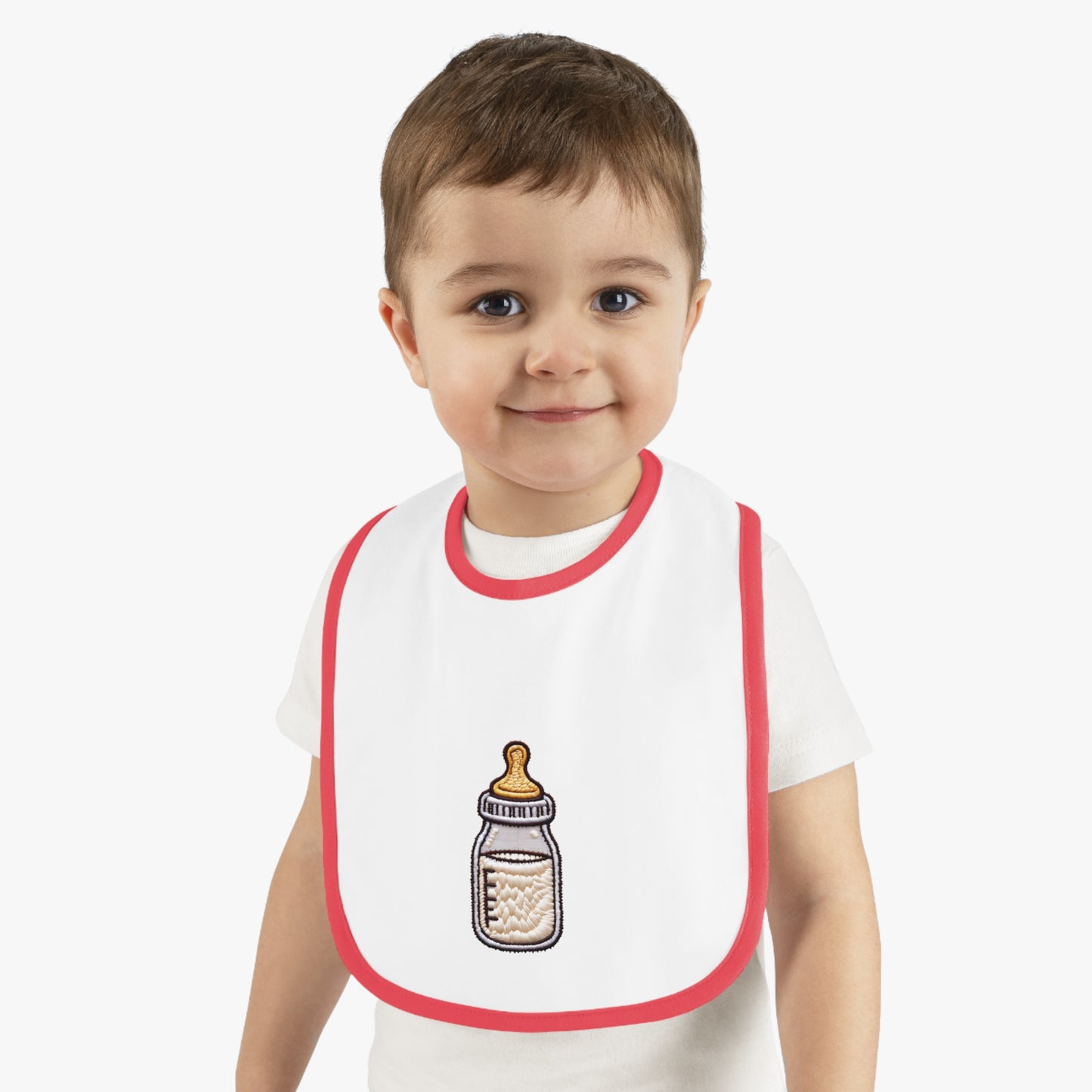 Baby Milk Bottlle Jersey Bib