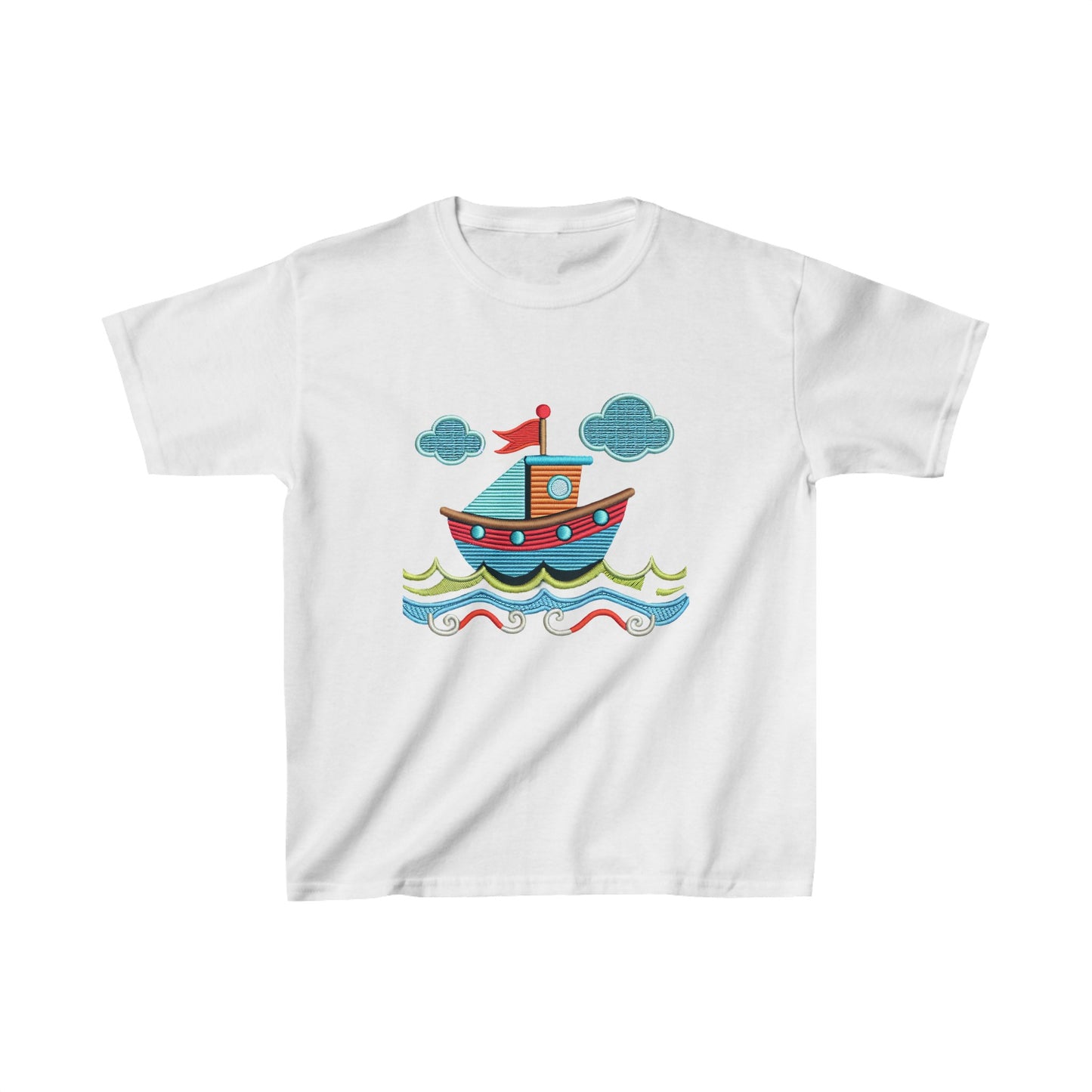 Boat Print Kids Tee