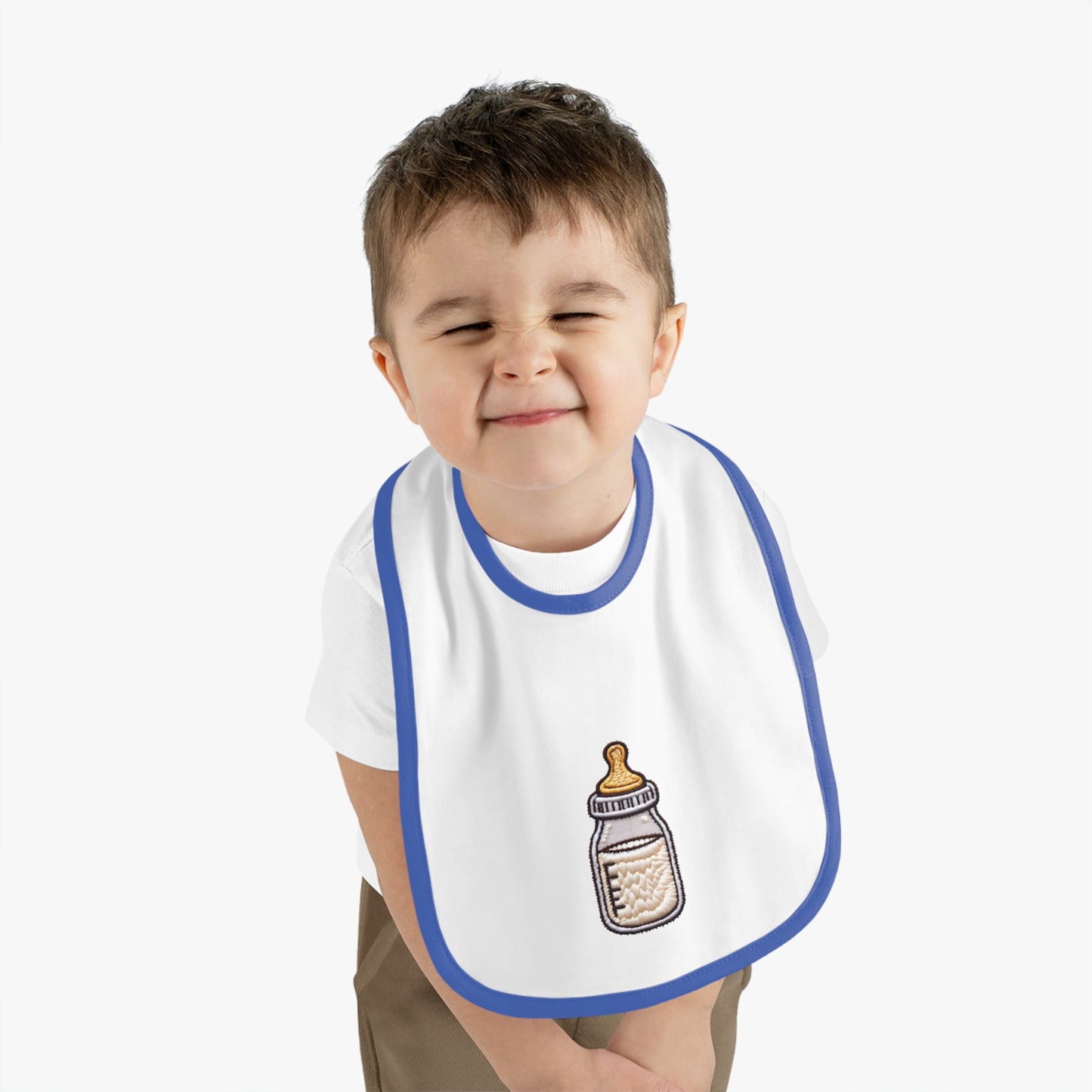 Baby Milk Bottlle Jersey Bib