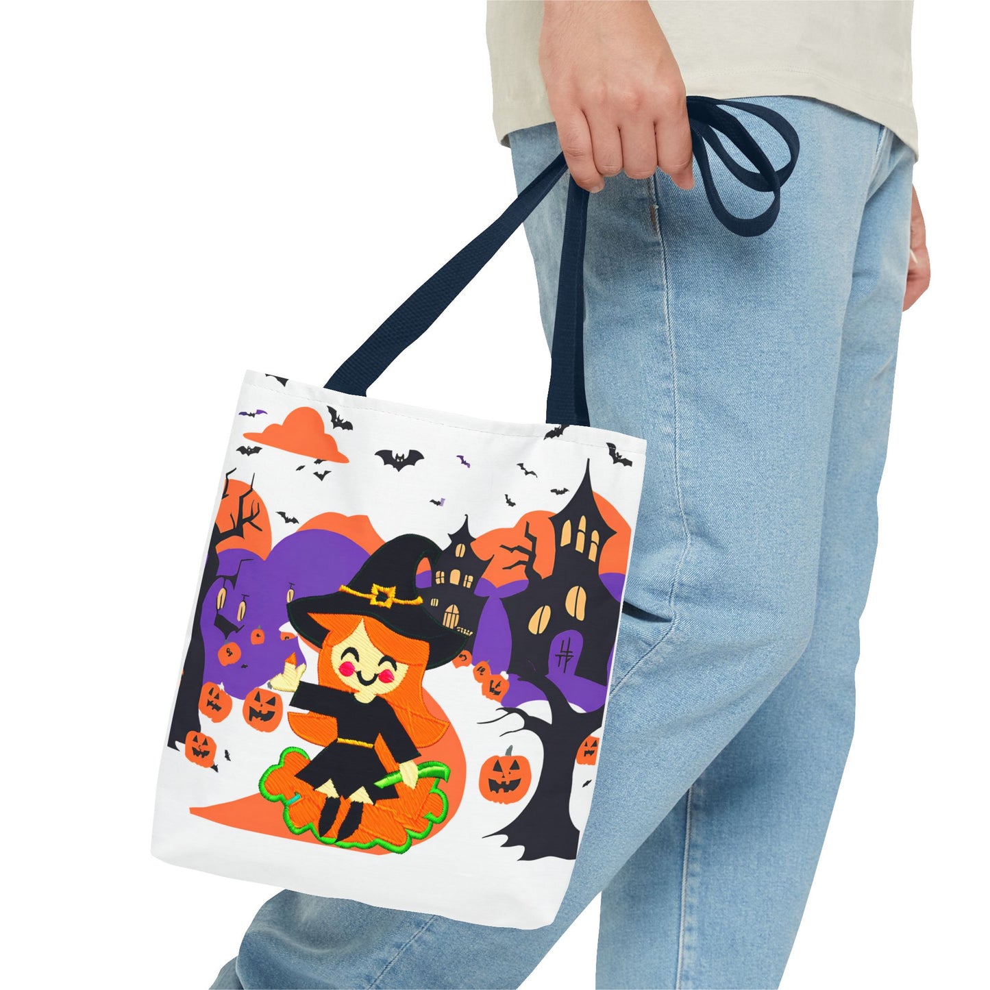 Haunted Houses Halloween Tote Bag