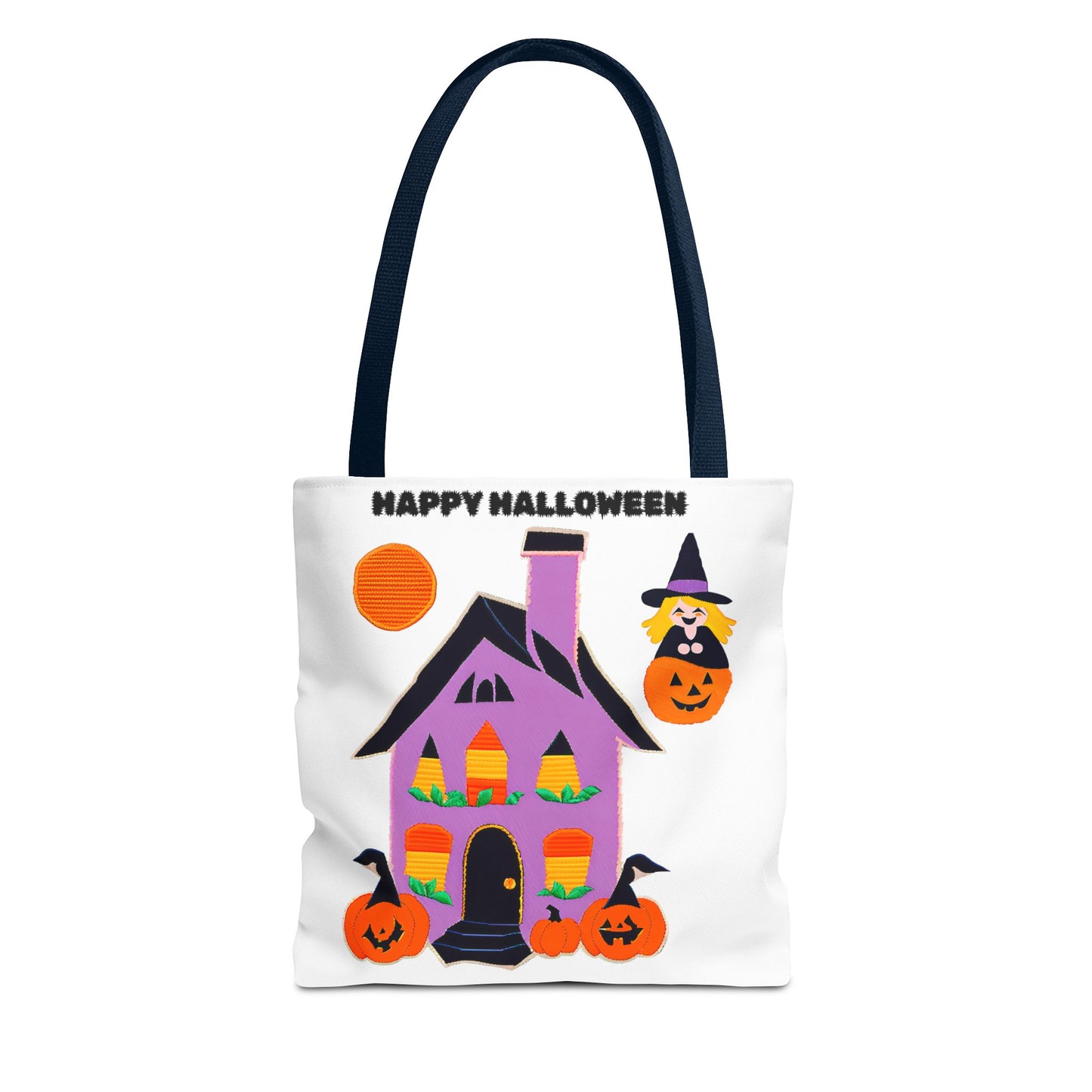 Halloween Haunted House Tote Bag