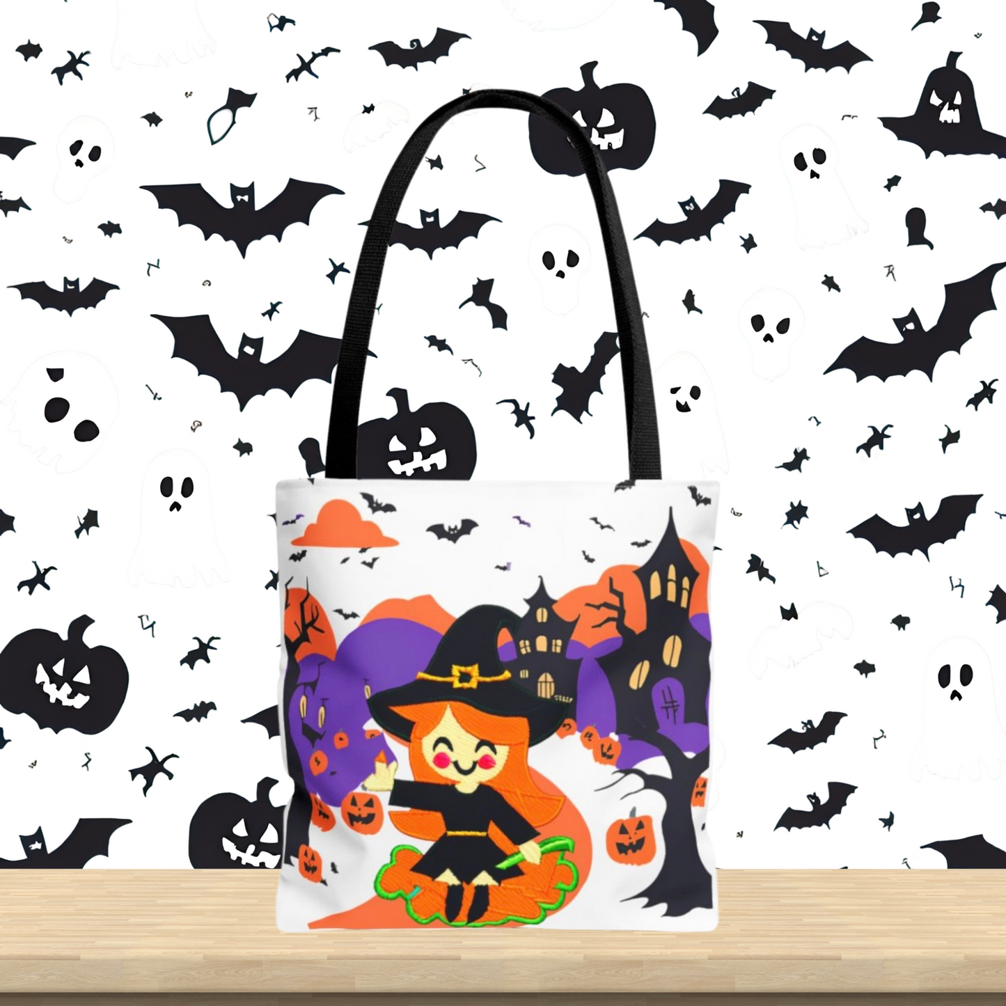 Haunted Houses Halloween Tote Bag