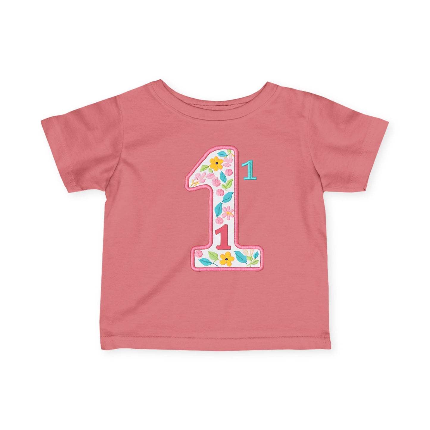 First Birthday Floral Tee