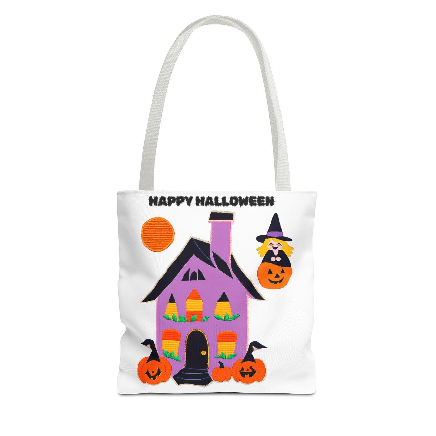 Halloween Haunted House Tote Bag