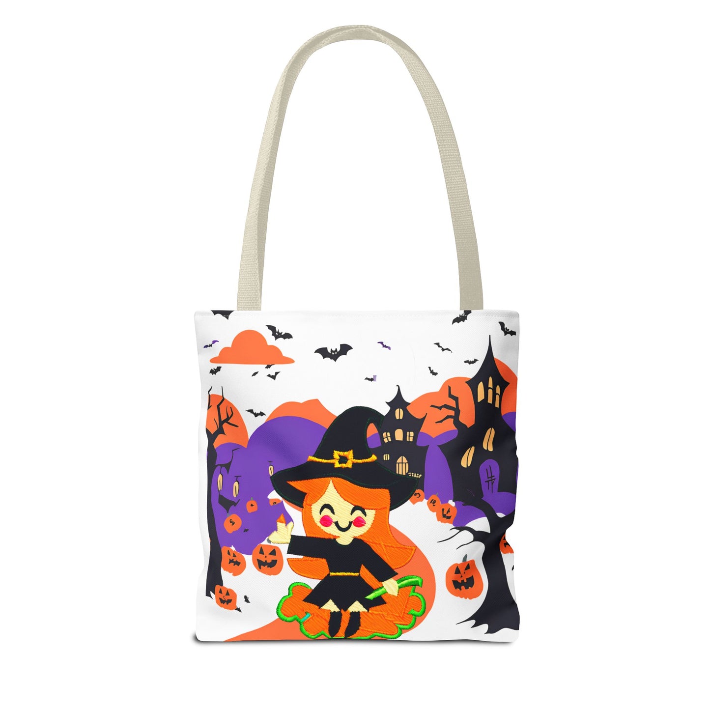 Haunted Houses Halloween Tote Bag