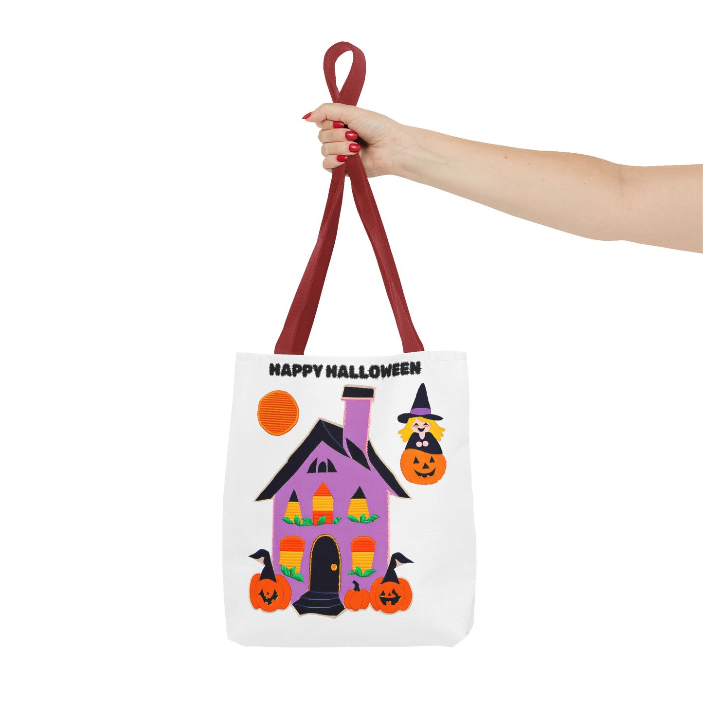 Halloween Haunted House Tote Bag