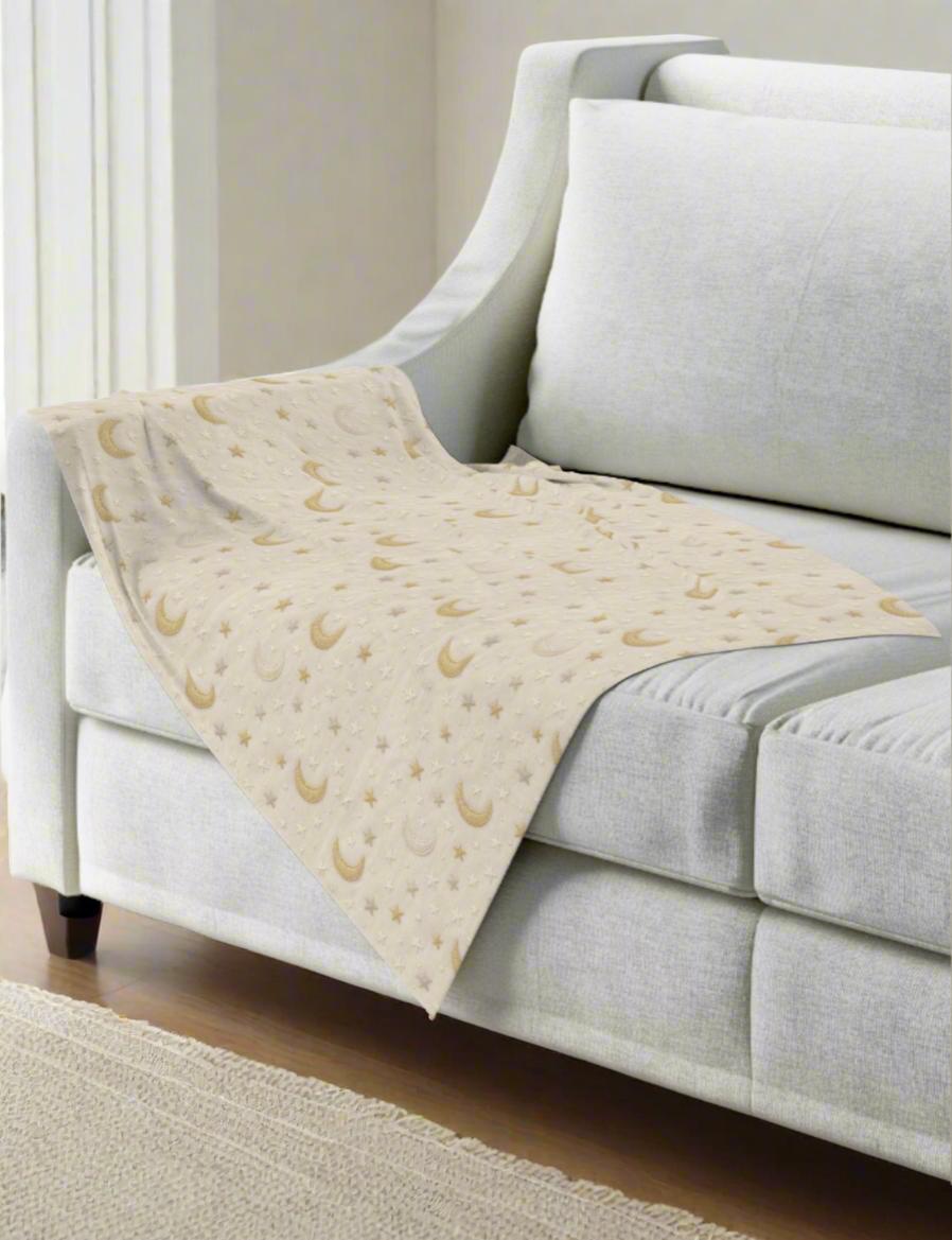 Dreamy Moon Phase Swaddle Blanket
