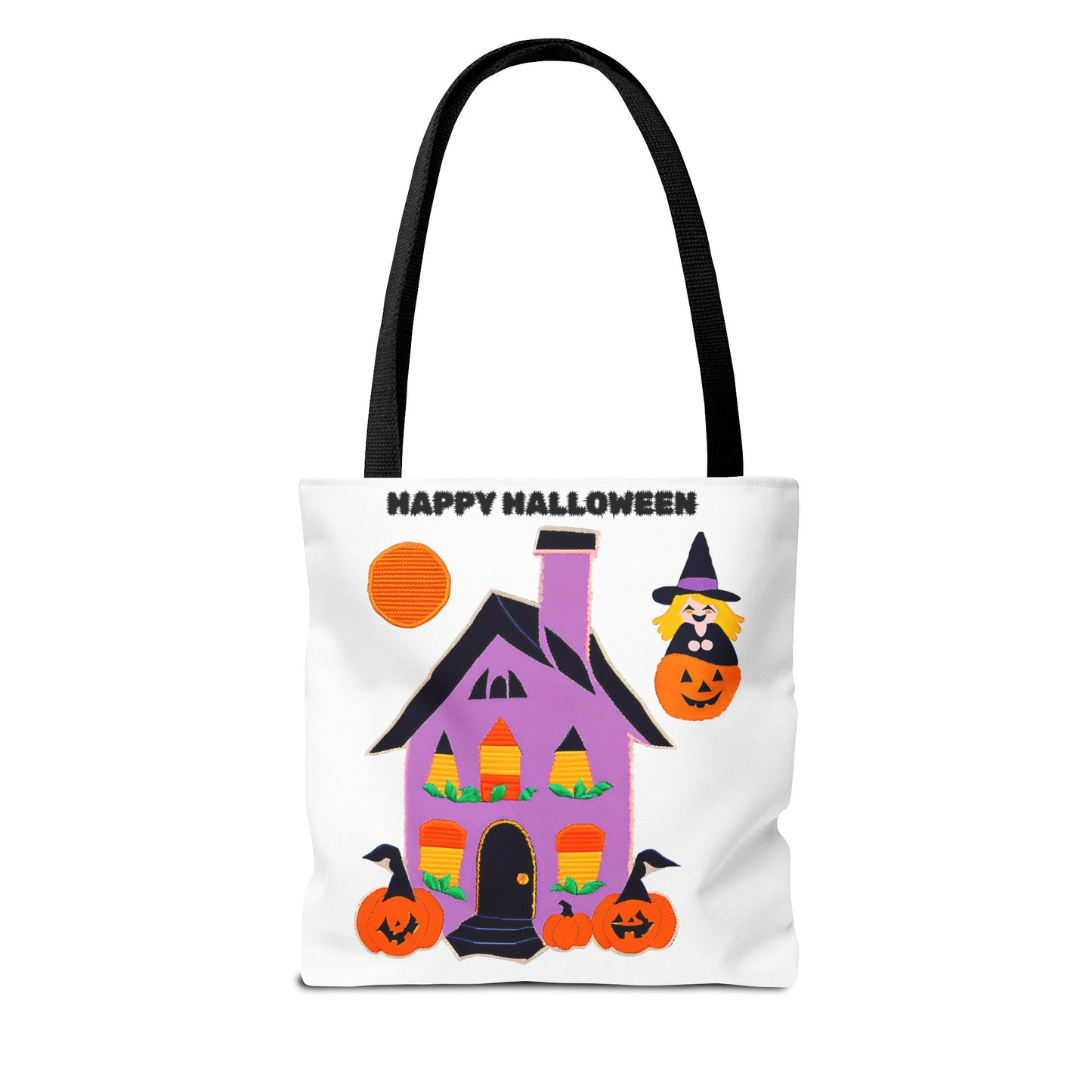 Halloween Haunted House Tote Bag
