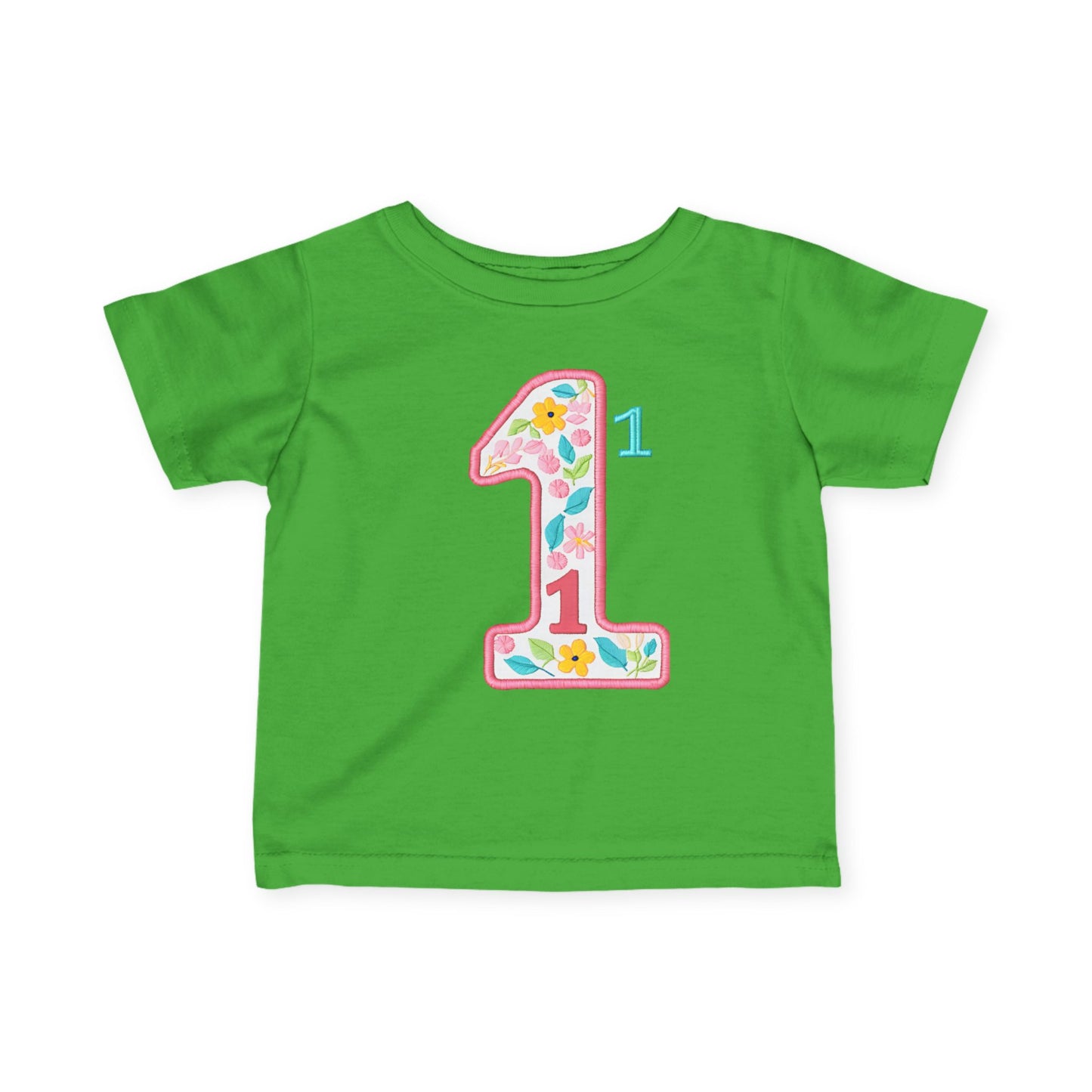 First Birthday Floral Tee