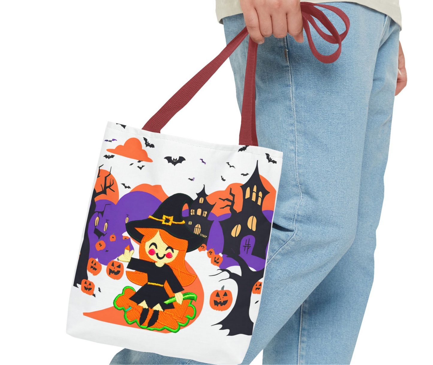 Haunted Houses Halloween Tote Bag