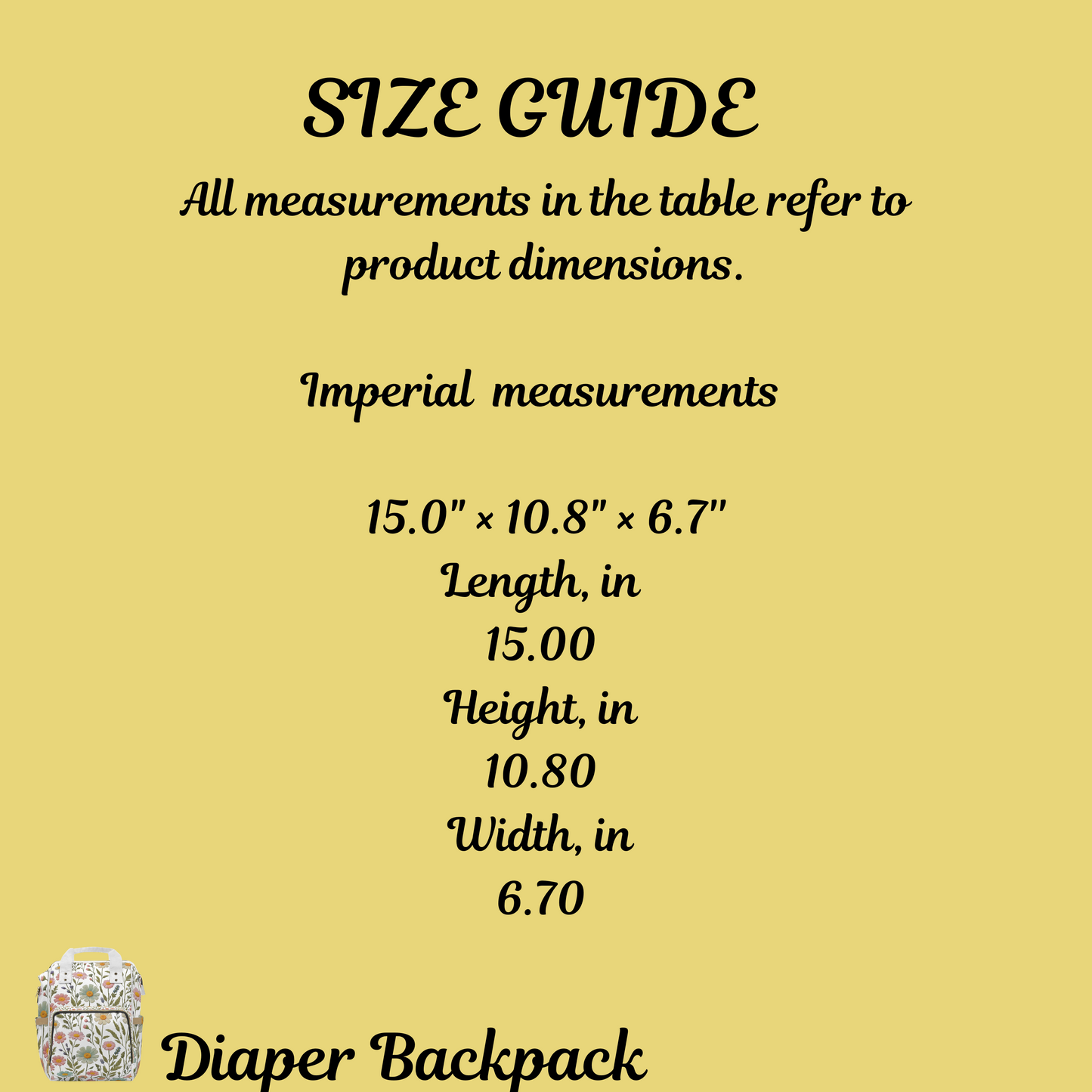 Blue Leaves Multifunctional Diaper Backpack