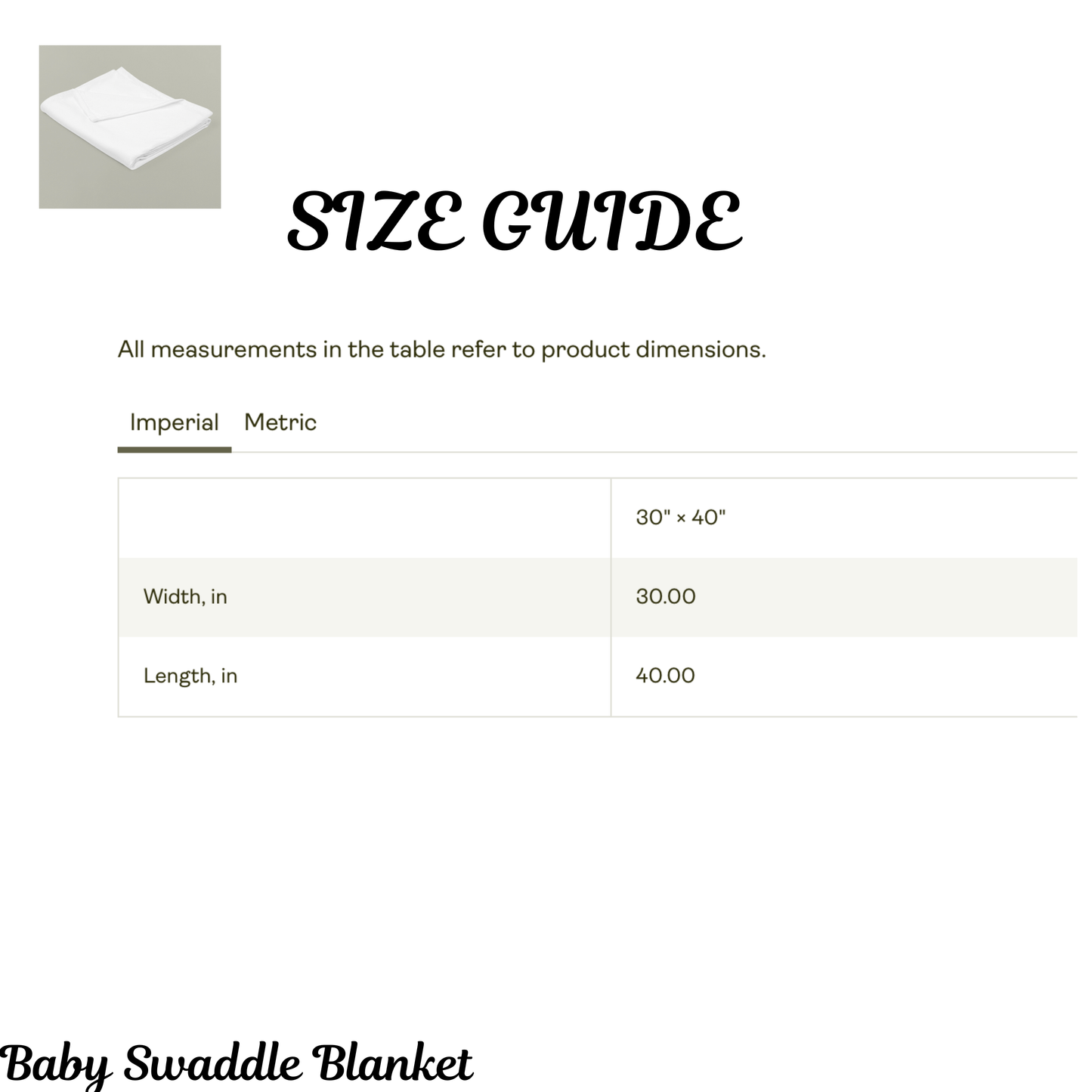 Blue Baby Swaddle Blanket