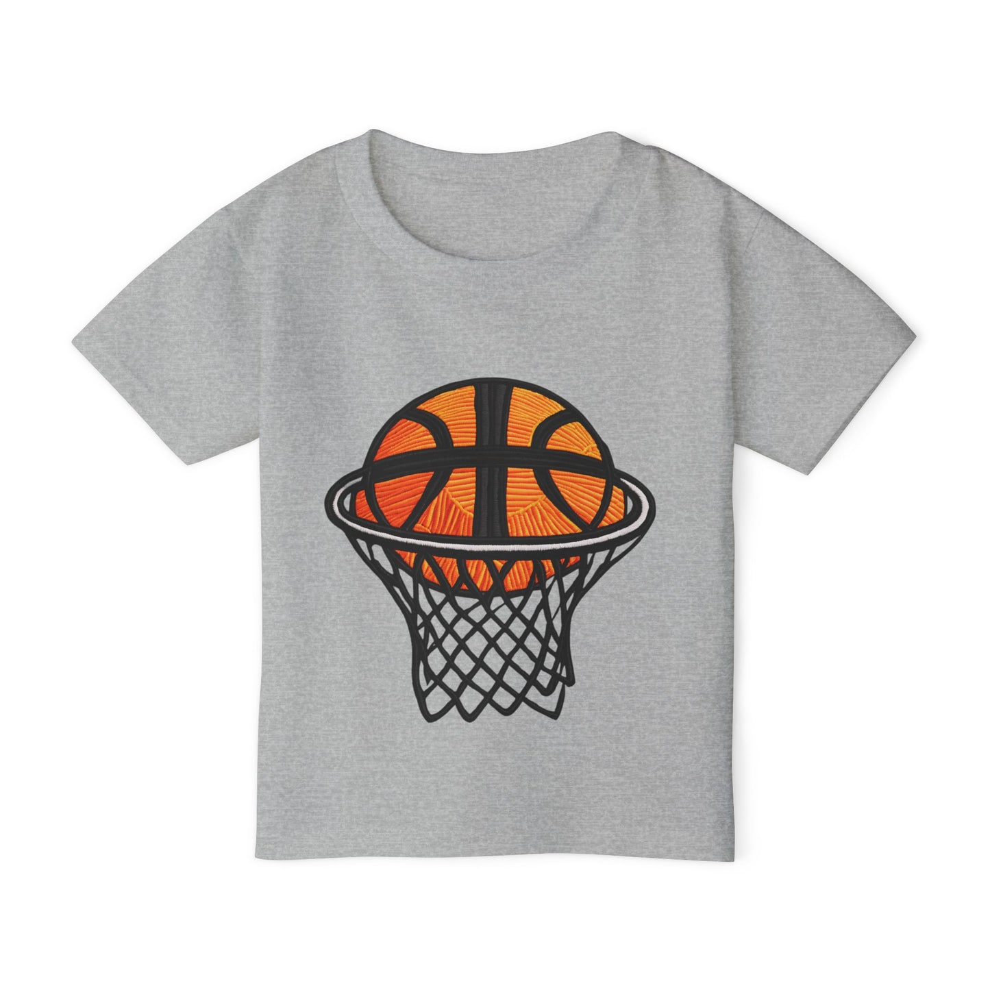 Basketball Heavy Cotton Toddler T-shirt