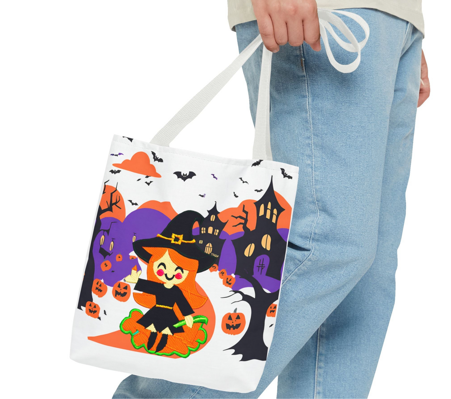 Haunted Houses Halloween Tote Bag