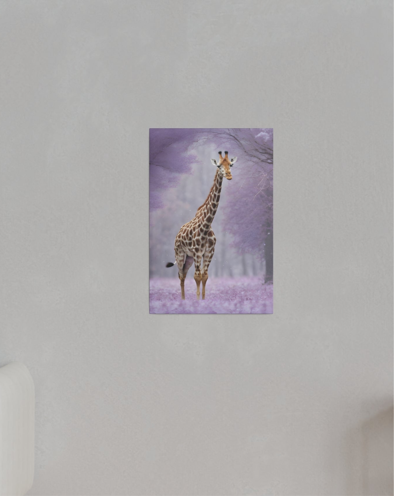 Jungle Giraffe Matte Canvas Art , Stretched 0.75”