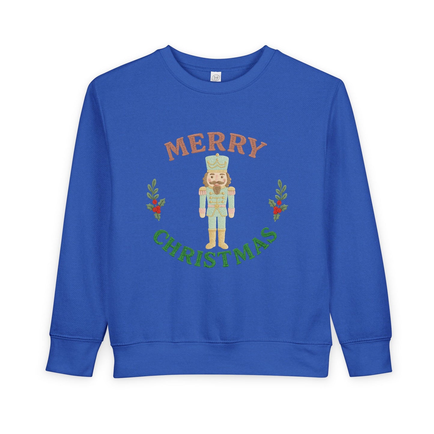 Toddler Sweatshirt — Merry Christmas Nutcracker Holiday Sweatshirt for Kids