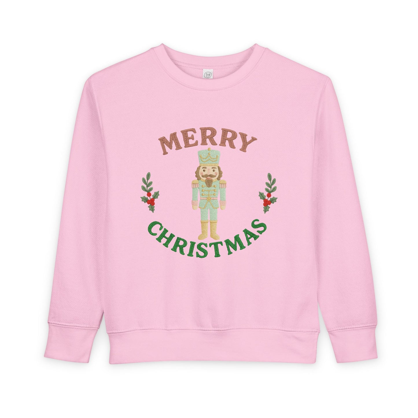 Toddler Sweatshirt — Merry Christmas Nutcracker Holiday Sweatshirt for Kids