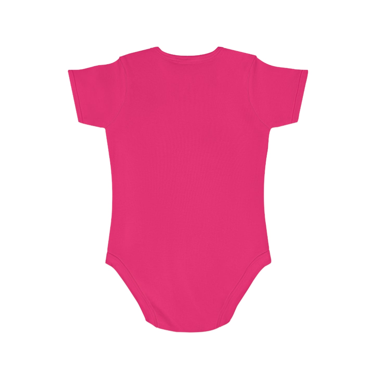 Pink/ Blue Pacifier Girl Short Sleeve Baby Bodysuit