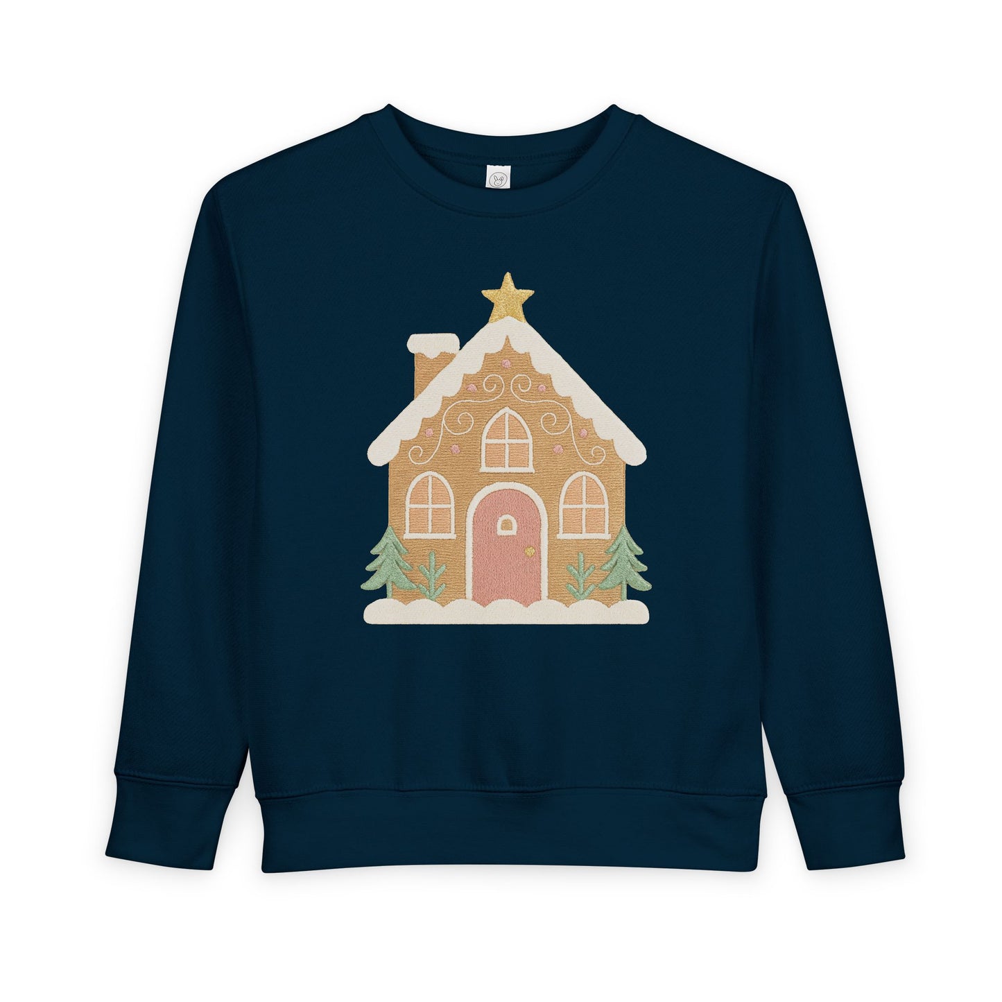 Toddler Sweatshirt - Cute Gingerbread House Christmas Pullover for Kids