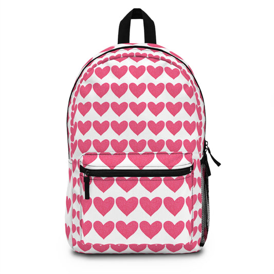 Pink Hearts Backpack