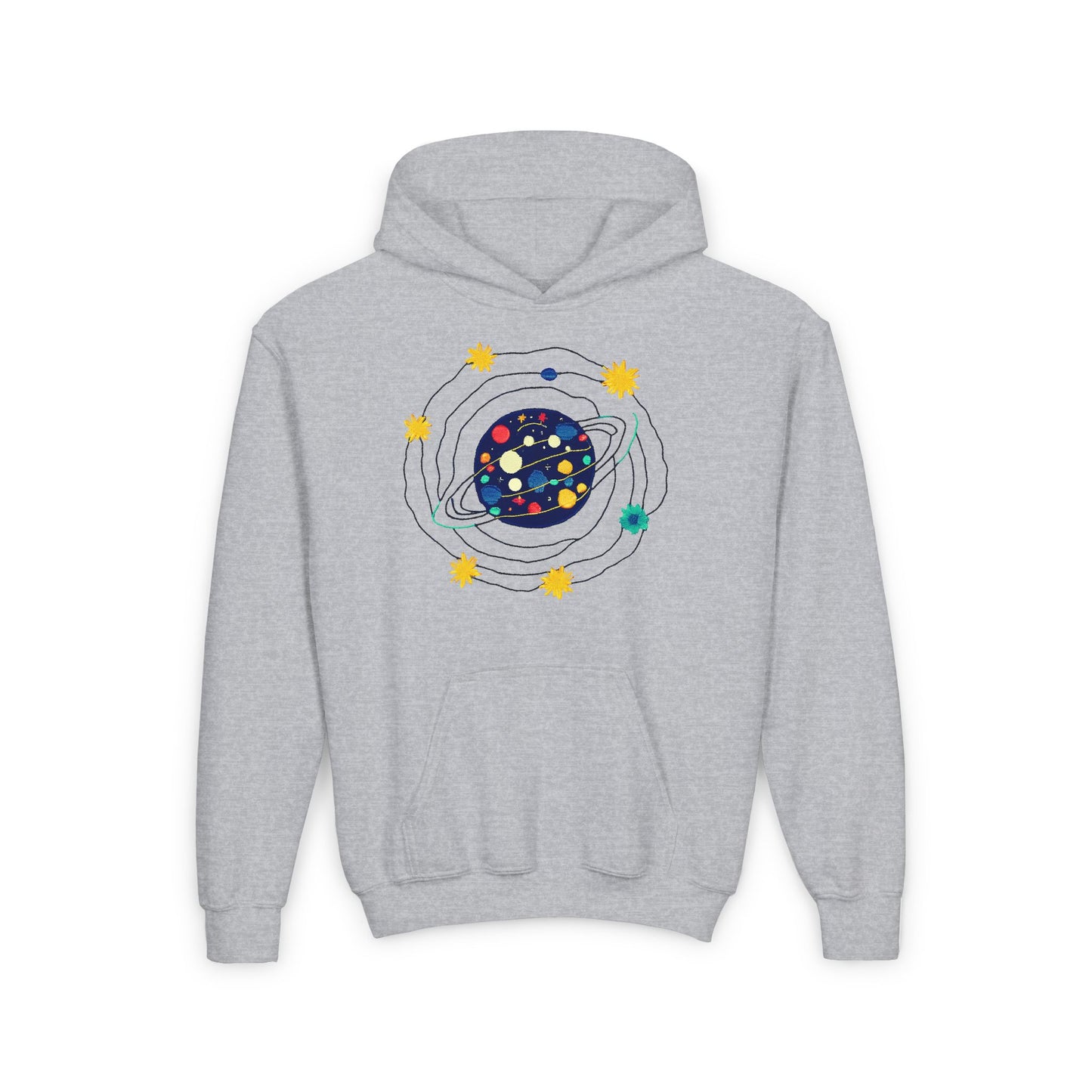 Galaxy Hooded Sweatshirt for Kids