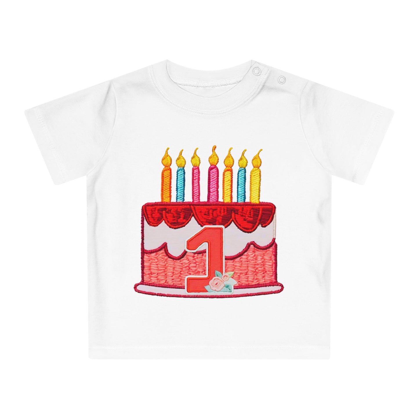 First Birthday Cake Baby T-Shirt