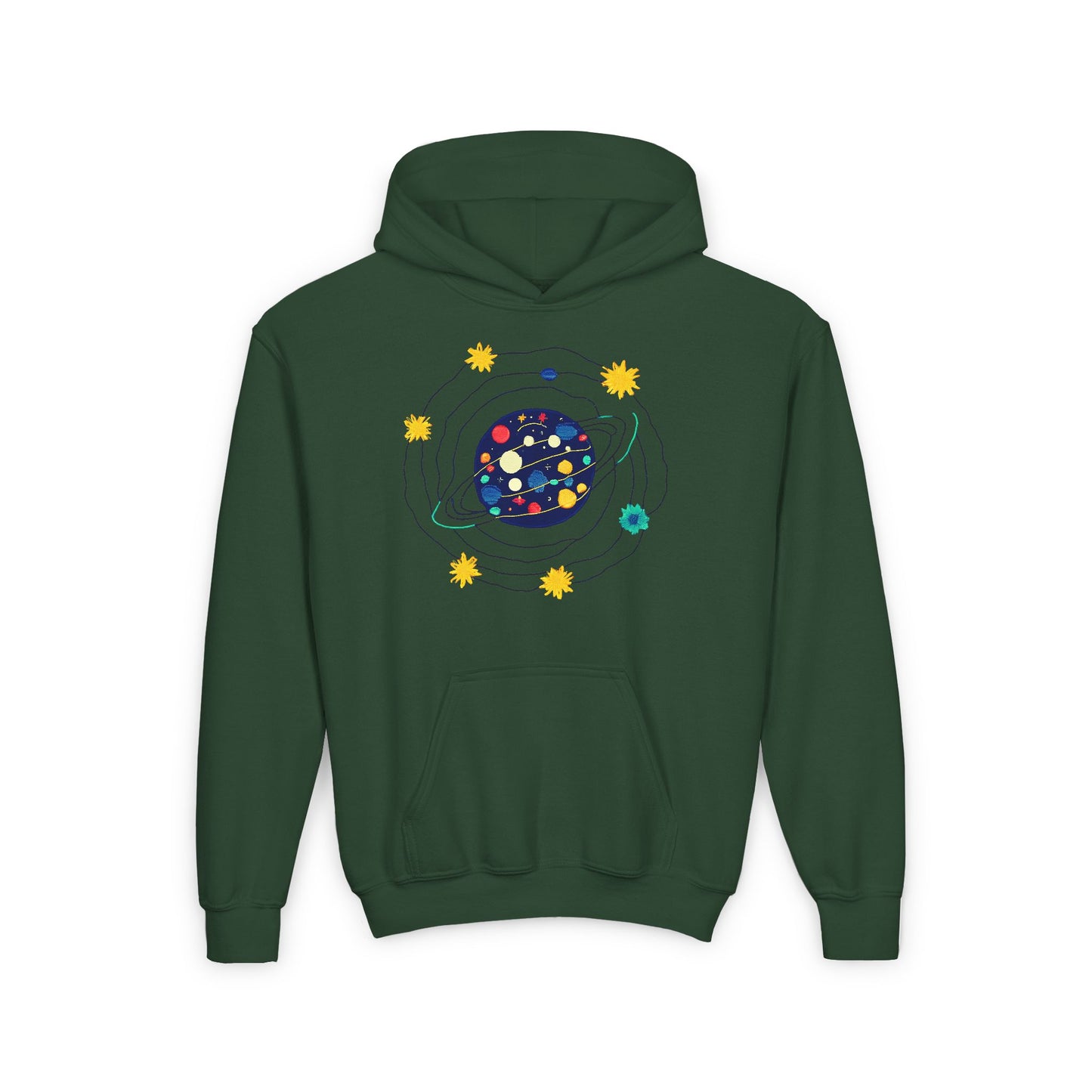 Galaxy Hooded Sweatshirt for Kids