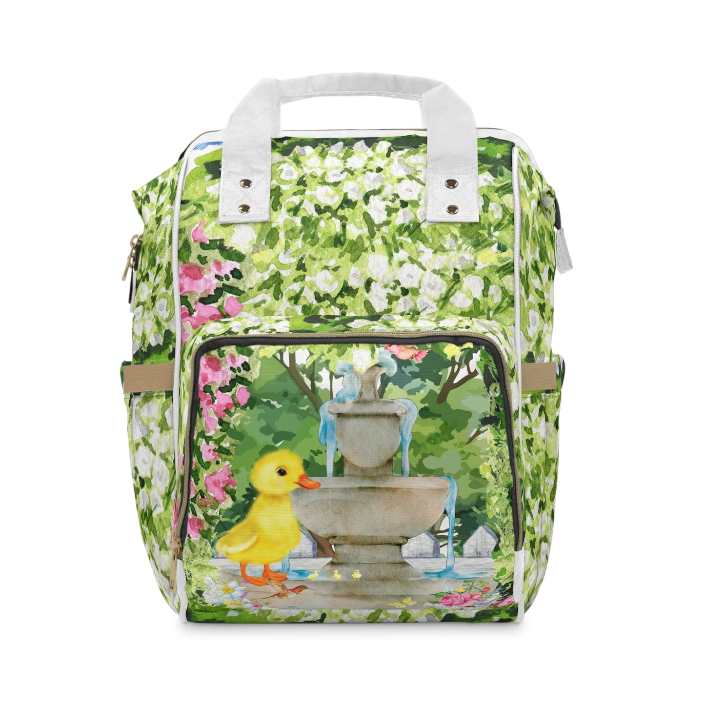 Garden Fountain Multifunctional Diaper Backpack