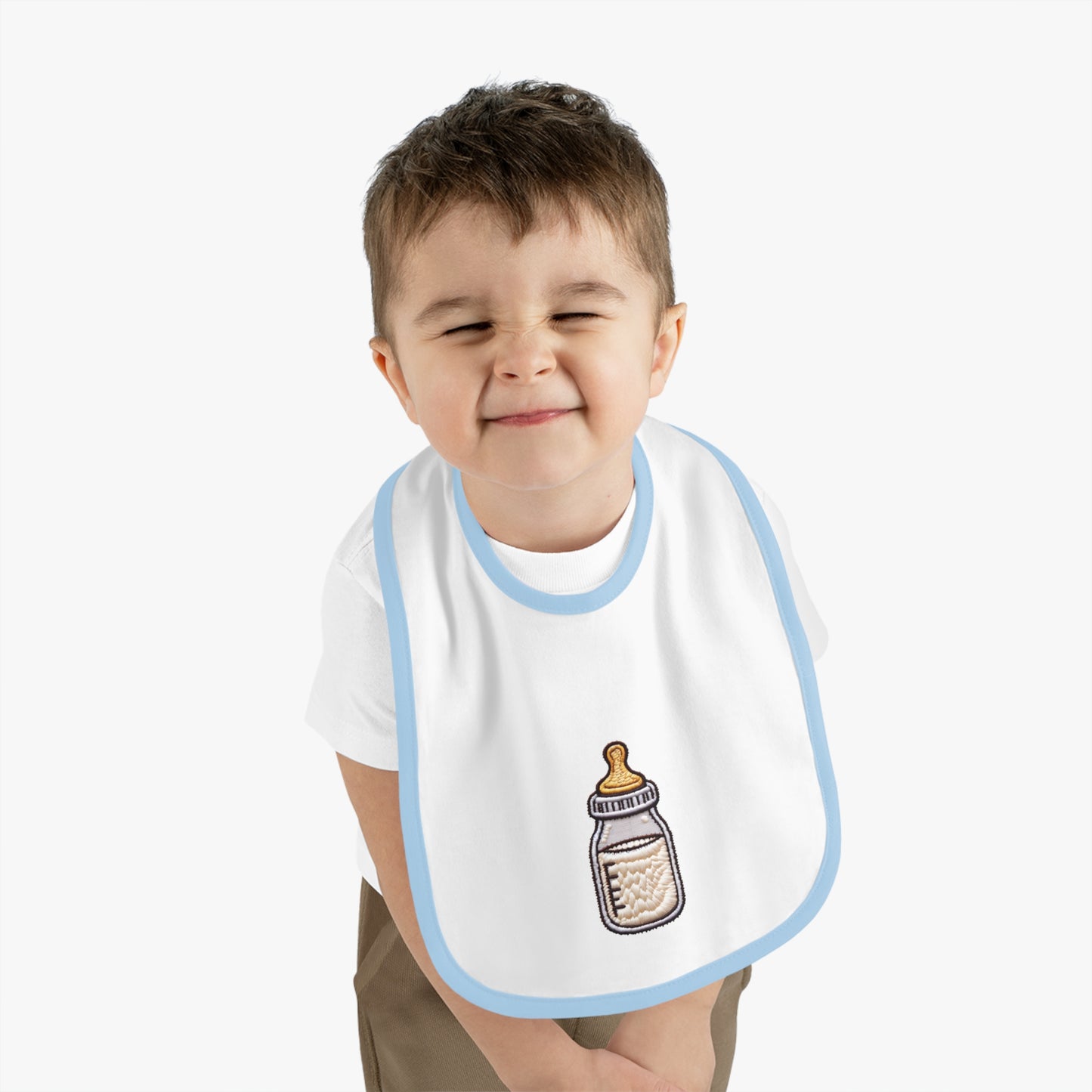 Baby Milk  Bottlle Jersey Bib