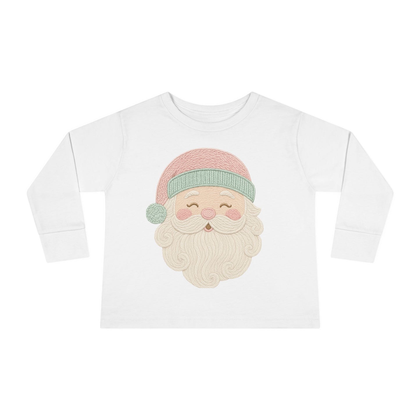 Toddler Christmas Santa Long Sleeve Tee