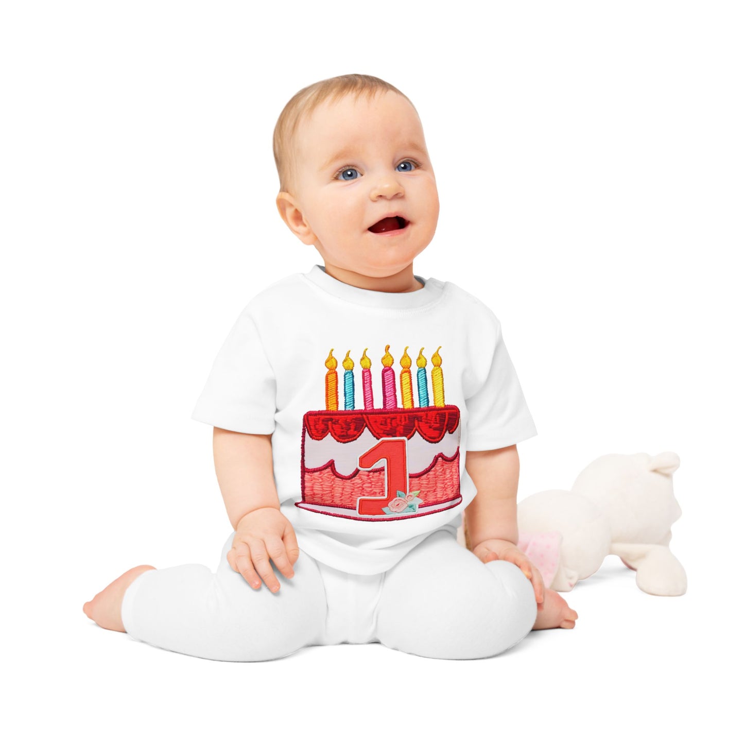 First Birthday Cake Baby T-Shirt