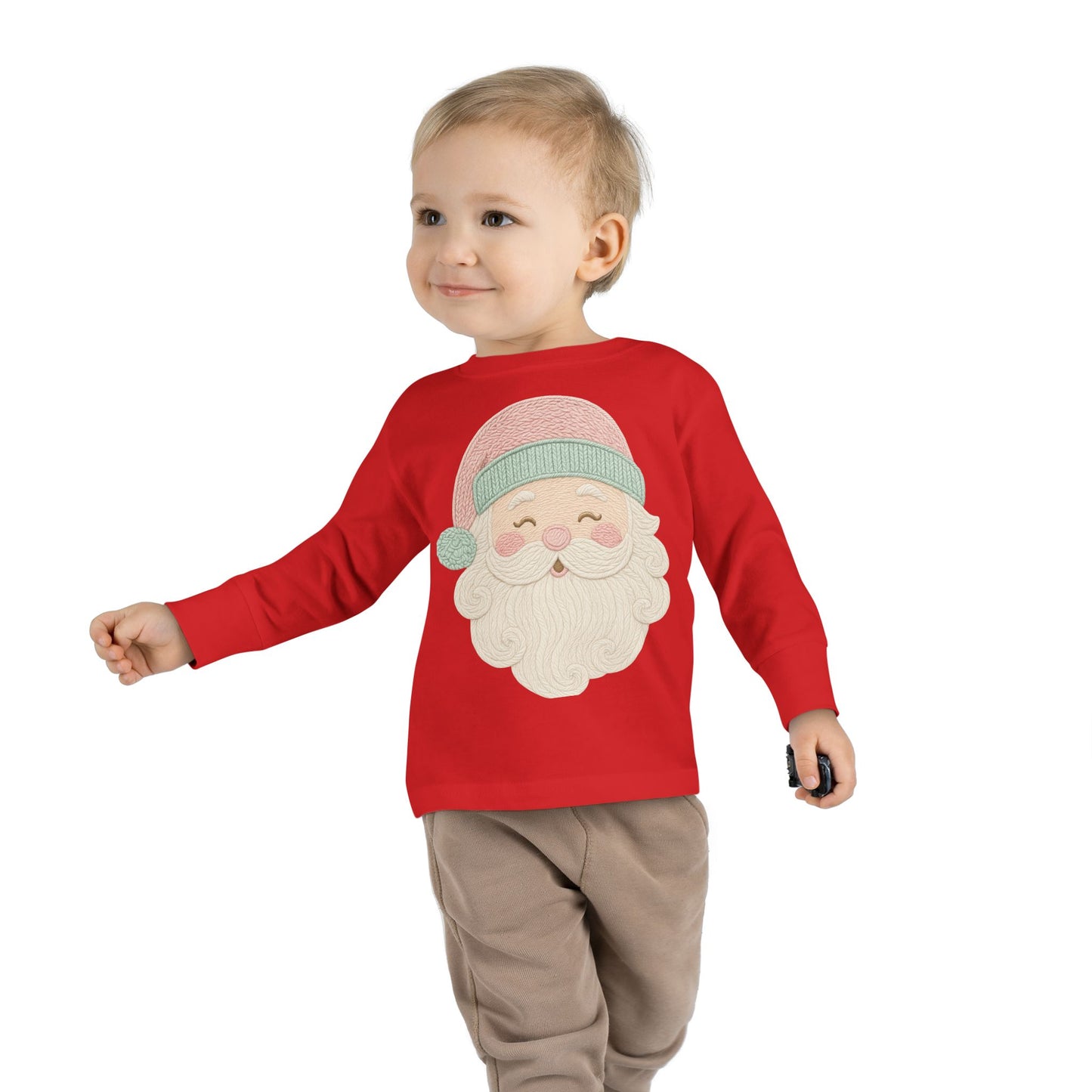 Toddler Christmas Santa Long Sleeve Tee