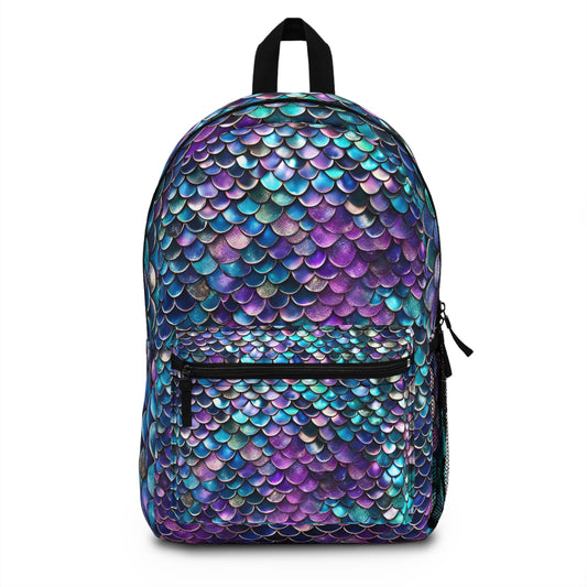 Lavender/ Aquamarine  Mermaid Scallops Backpack