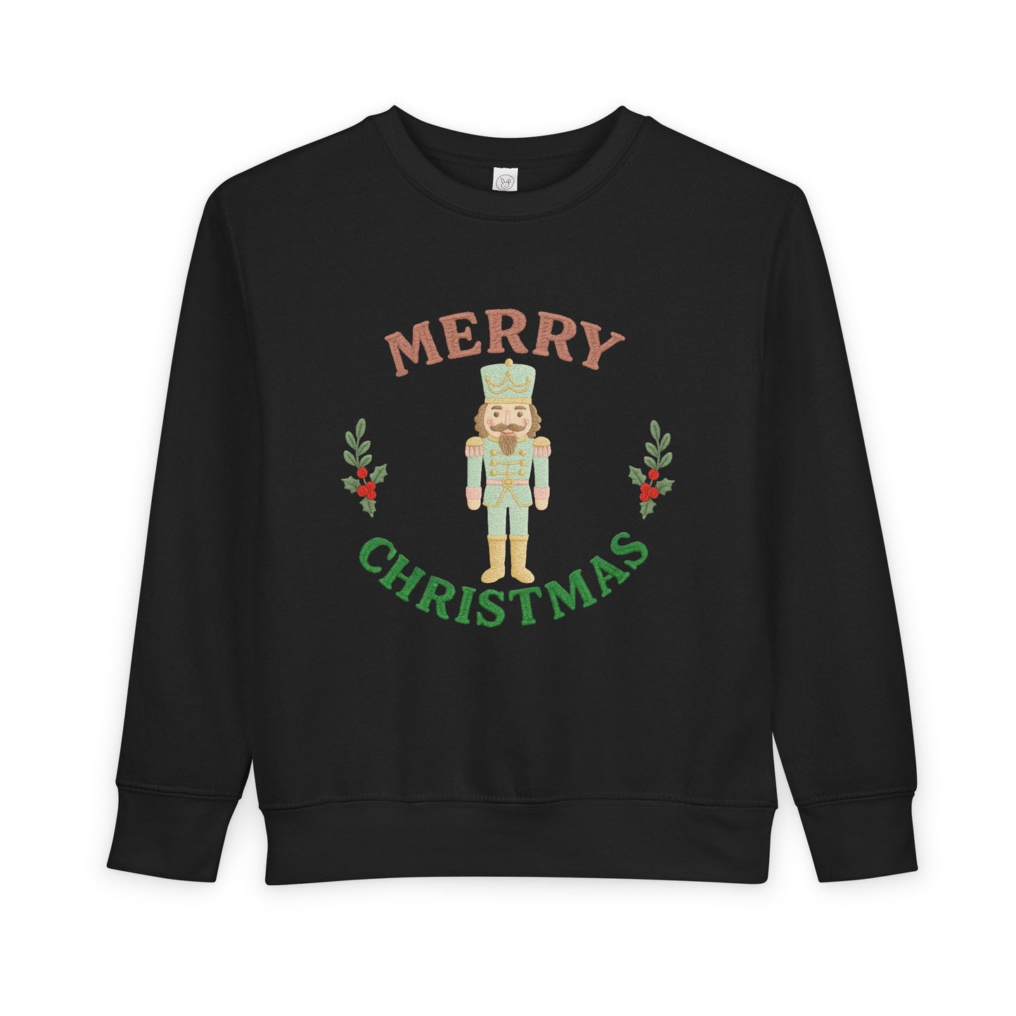 Toddler Sweatshirt — Merry Christmas Nutcracker Holiday Sweatshirt for Kids