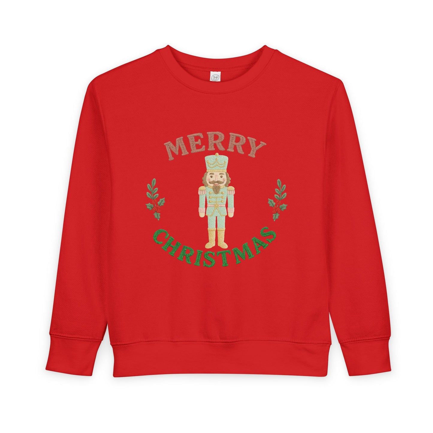 Toddler Sweatshirt — Merry Christmas Nutcracker Holiday Sweatshirt for Kids