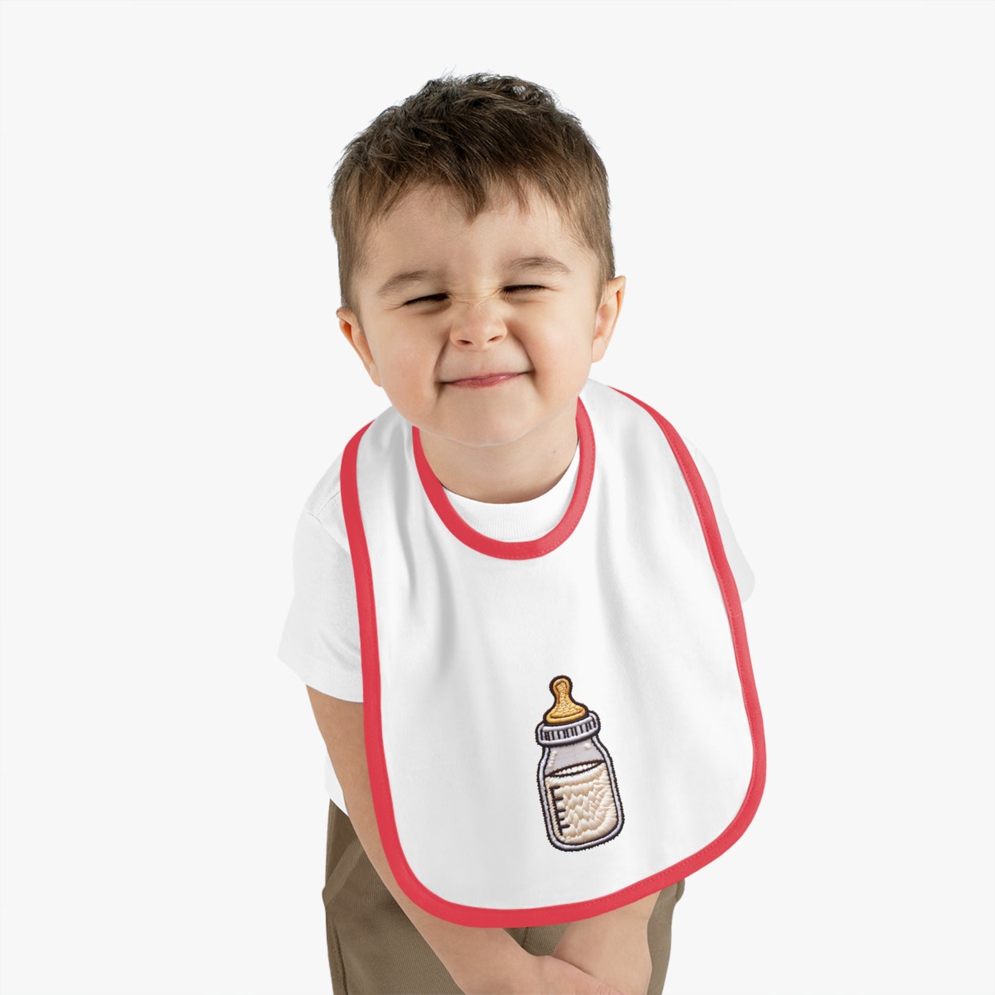 Baby Milk  Bottlle Jersey Bib