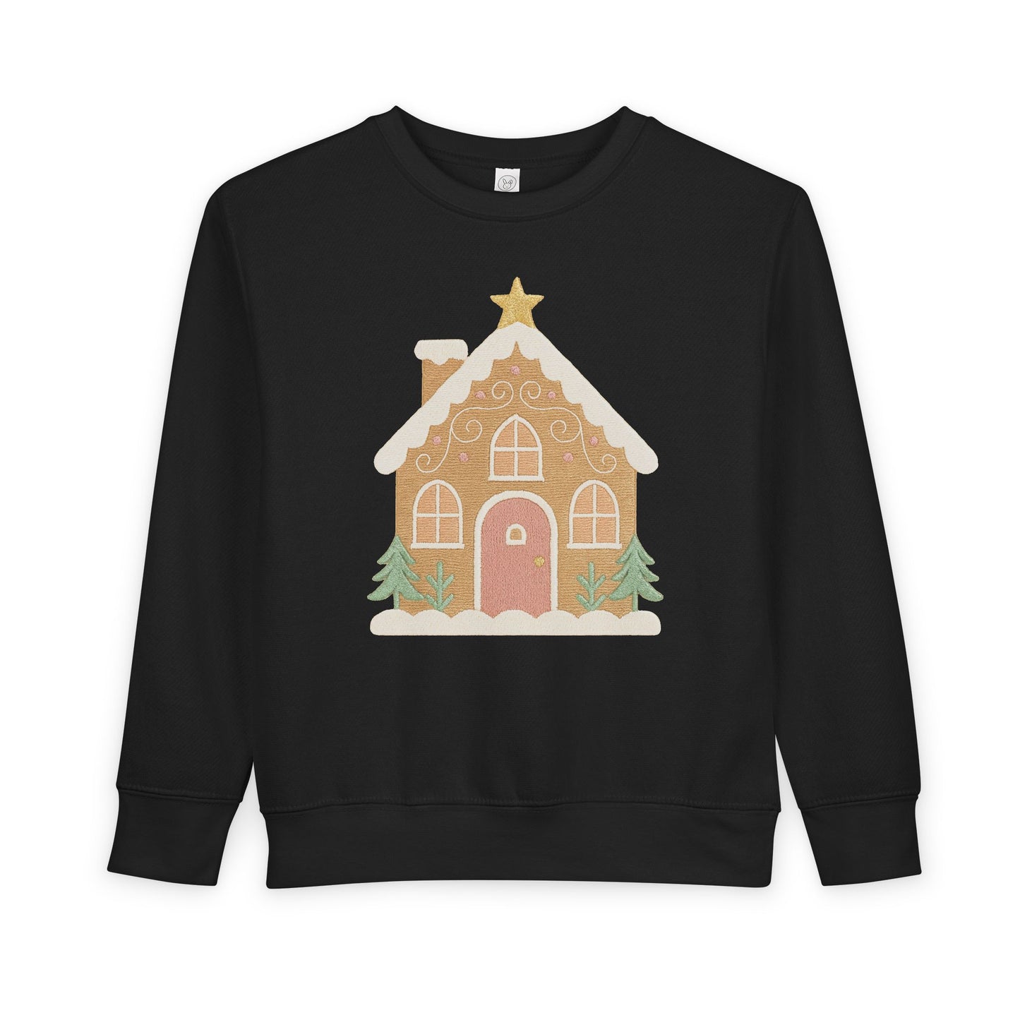 Toddler Sweatshirt - Cute Gingerbread House Christmas Pullover for Kids