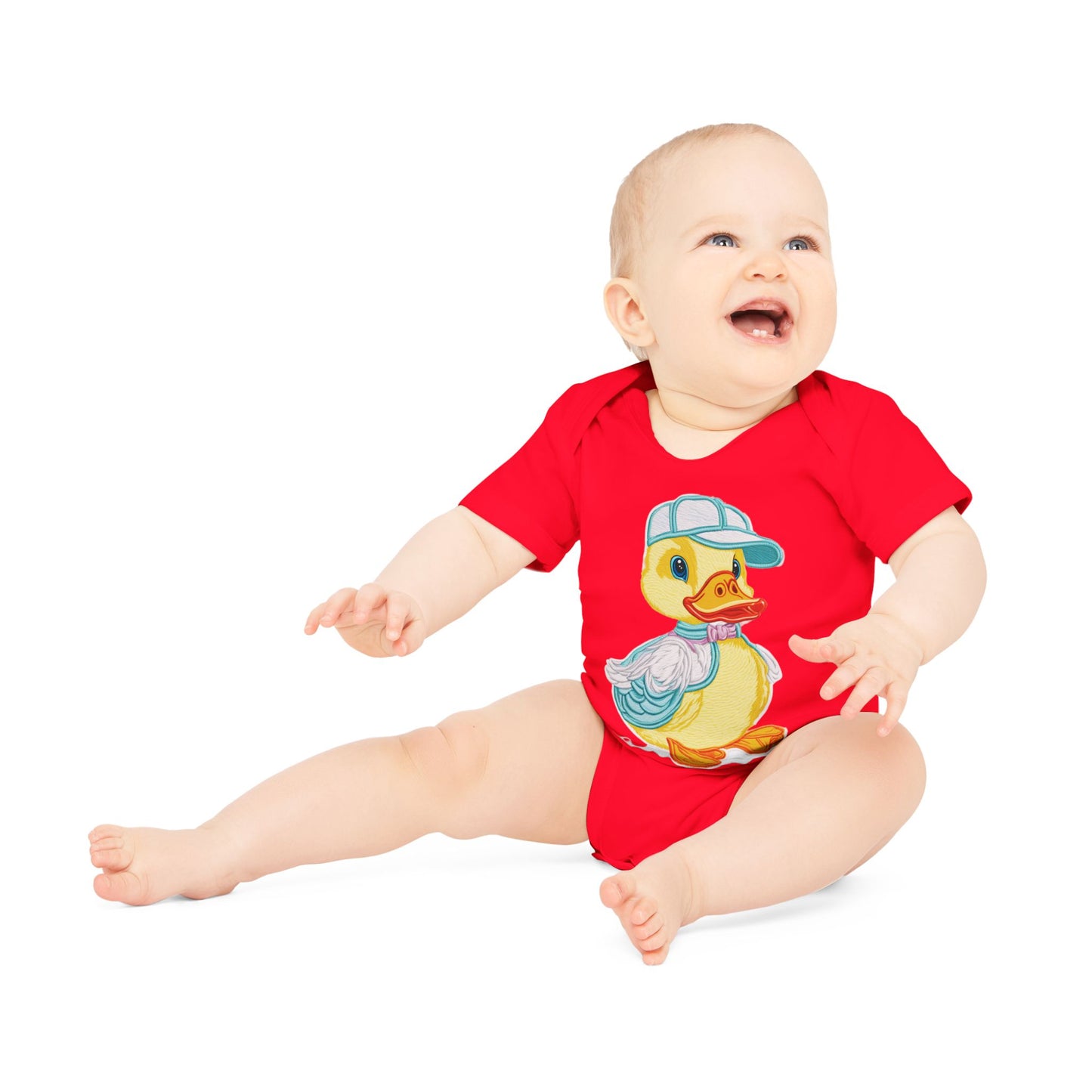 Duckling Baby Organic Short Sleeve Bodysuit